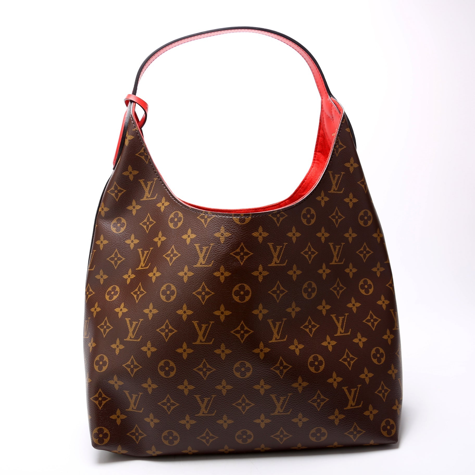 Louis Vuitton Flower Hobo Monogram Red Shoulder Bag