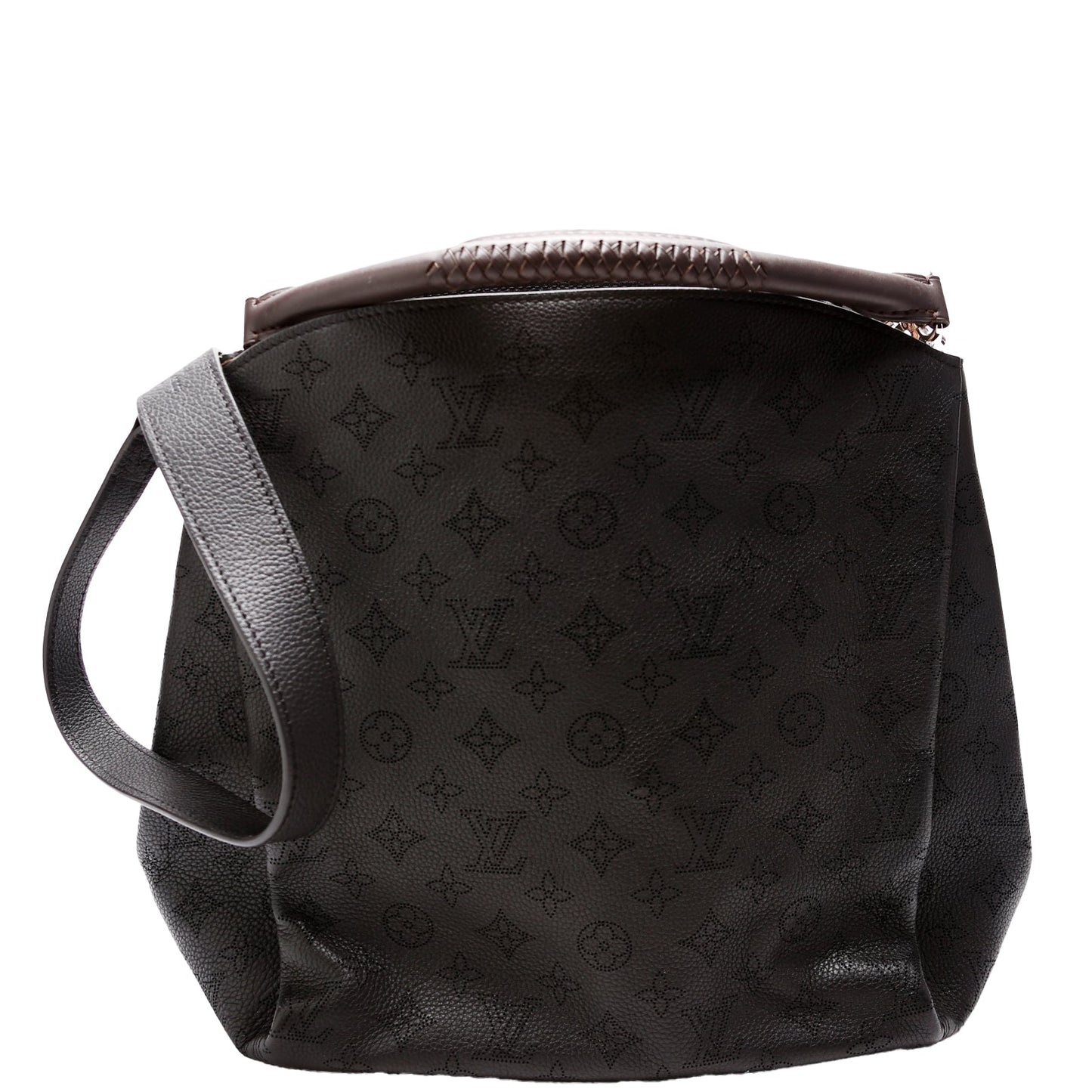 Louis Vuitton Babylone PM Mahina Black Handbag