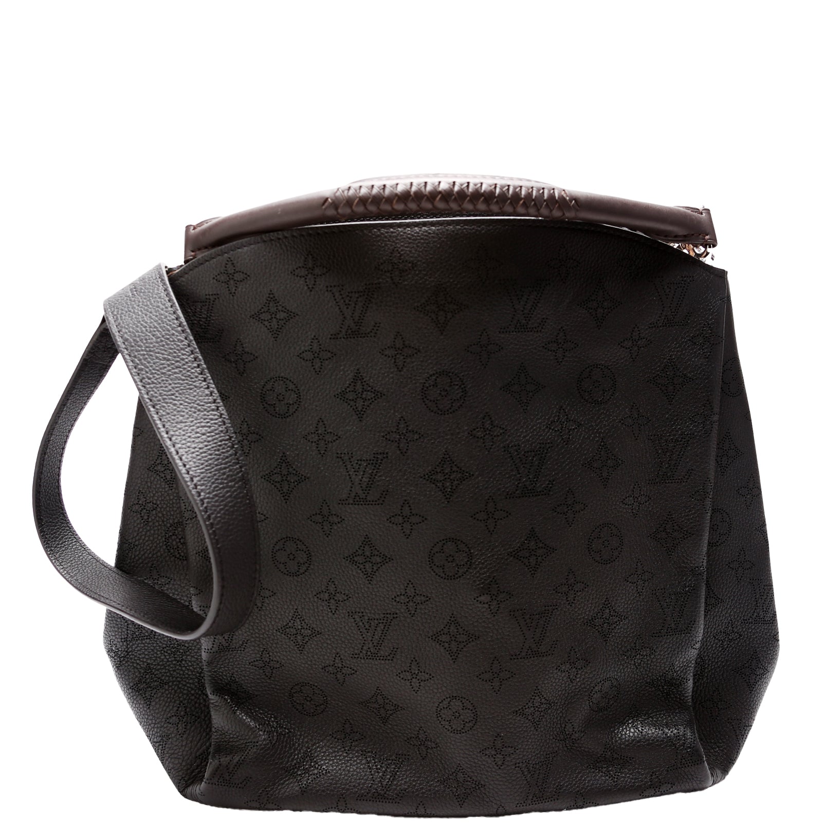 Louis Vuitton Babylone PM Mahina Black Handbag