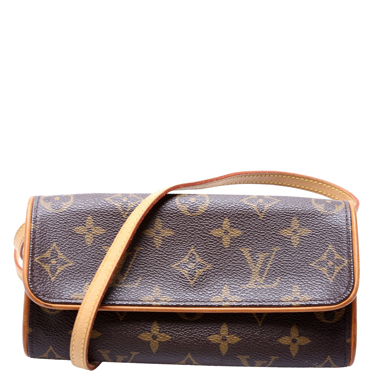 Louis Vuitton Pochette Twin PM Monogram Clutch Bag Monogram 2