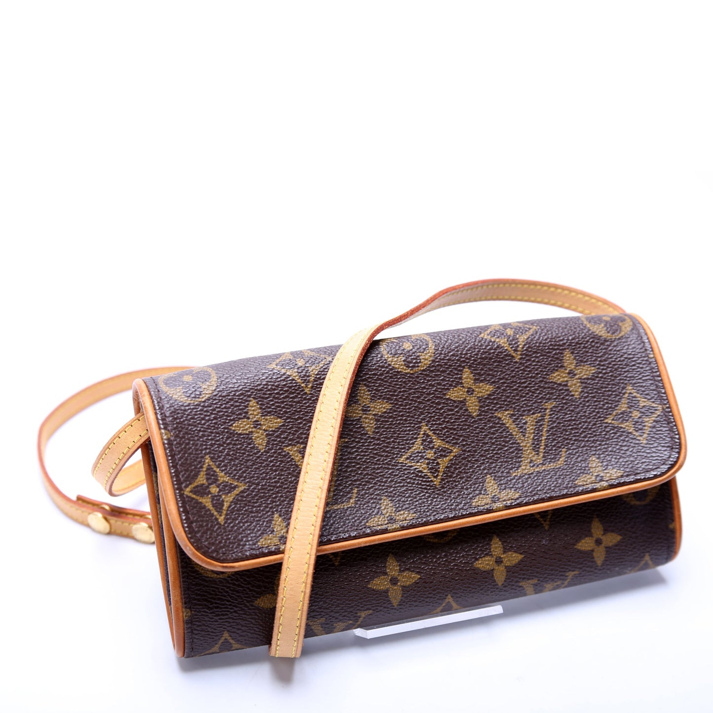 Louis Vuitton Pochette Twin PM Monogram Clutch Bag Monogram 2