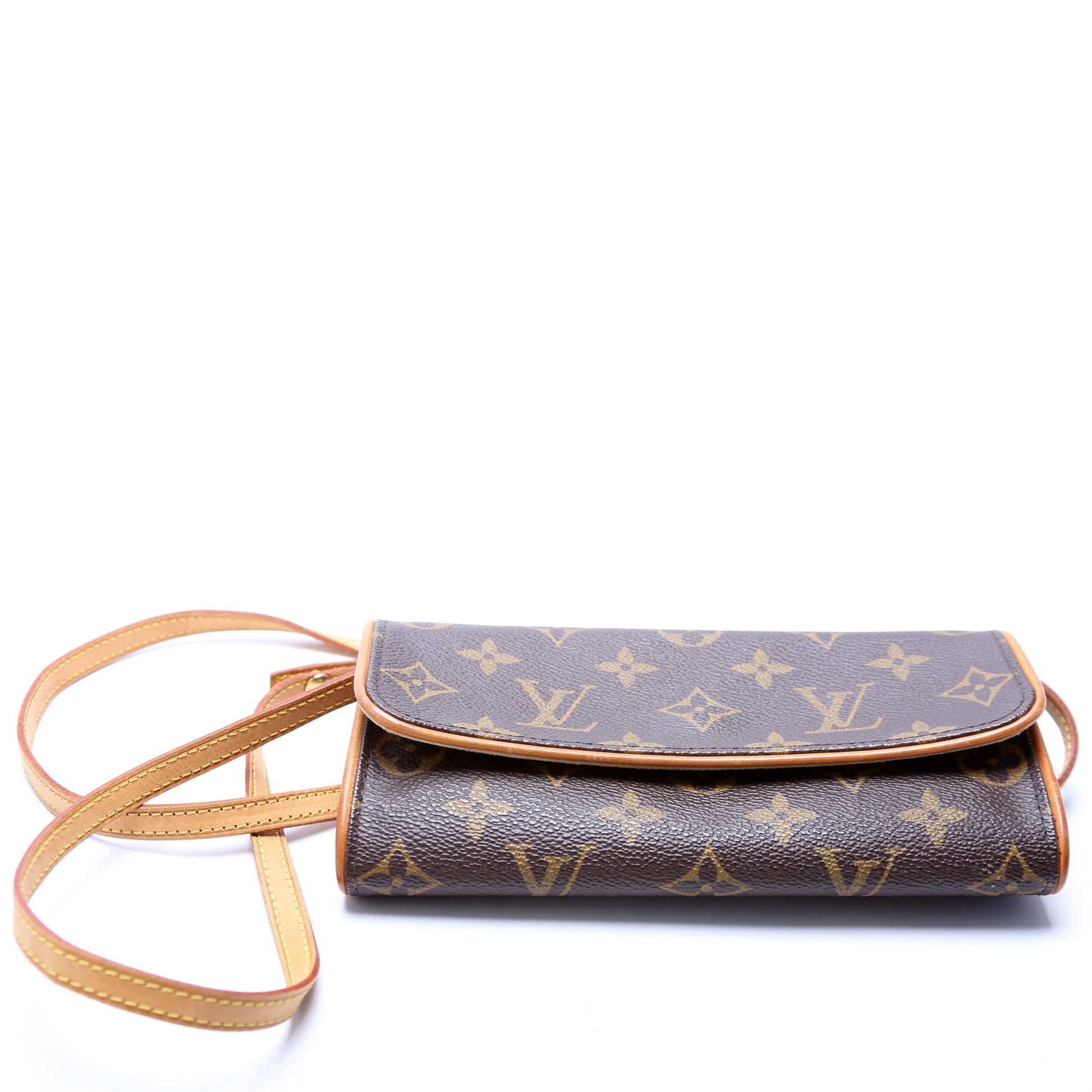 Louis Vuitton Pochette Twin PM Monogram Clutch Bag Monogram 2