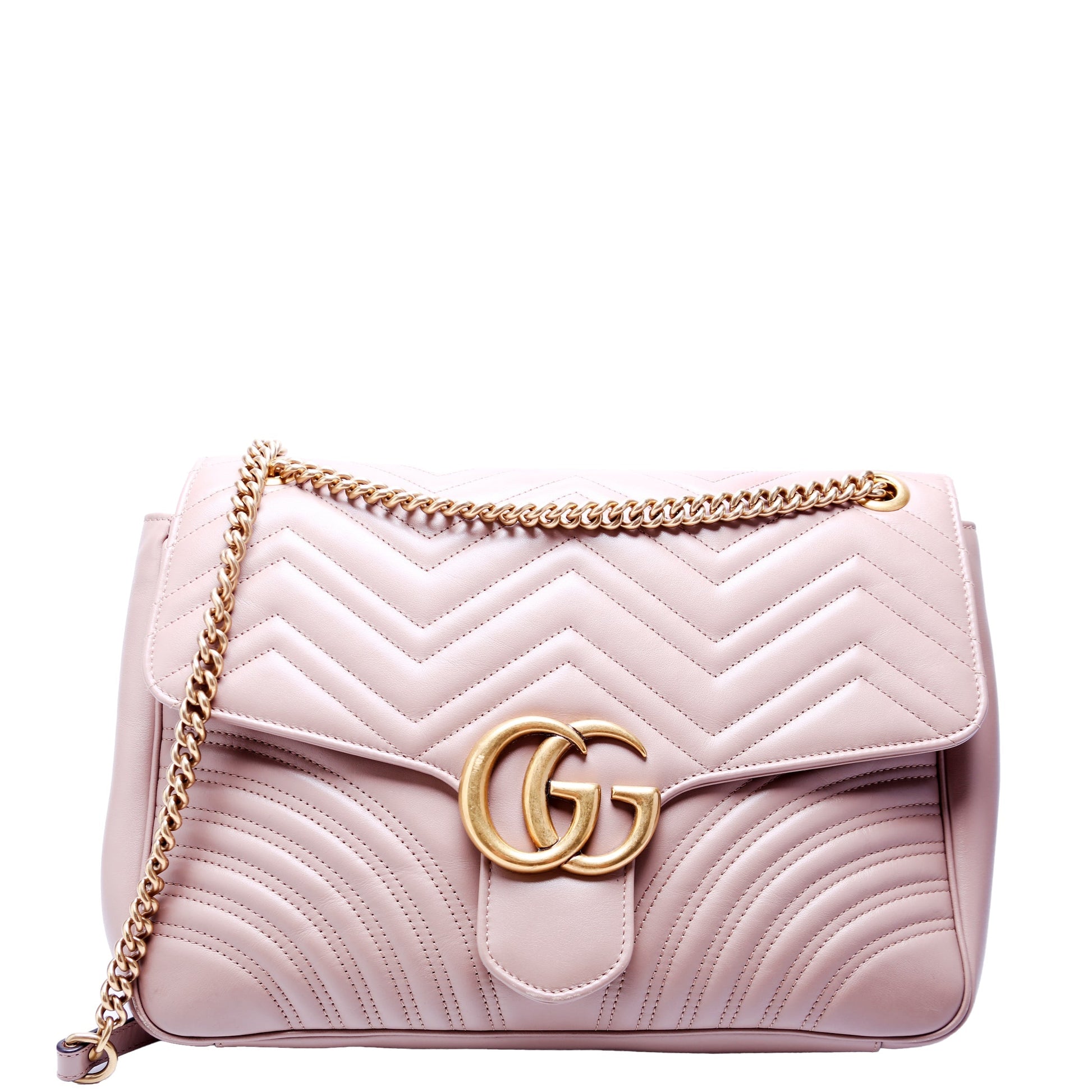 Gucci Marmont Tan Large Travel Bag