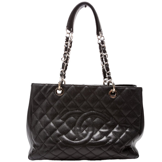 Chanel Grand Shopping Caviar Black Tote Bag