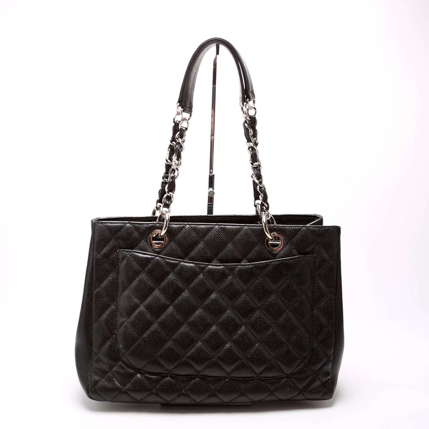 Chanel Grand Shopping Caviar Black Tote Bag