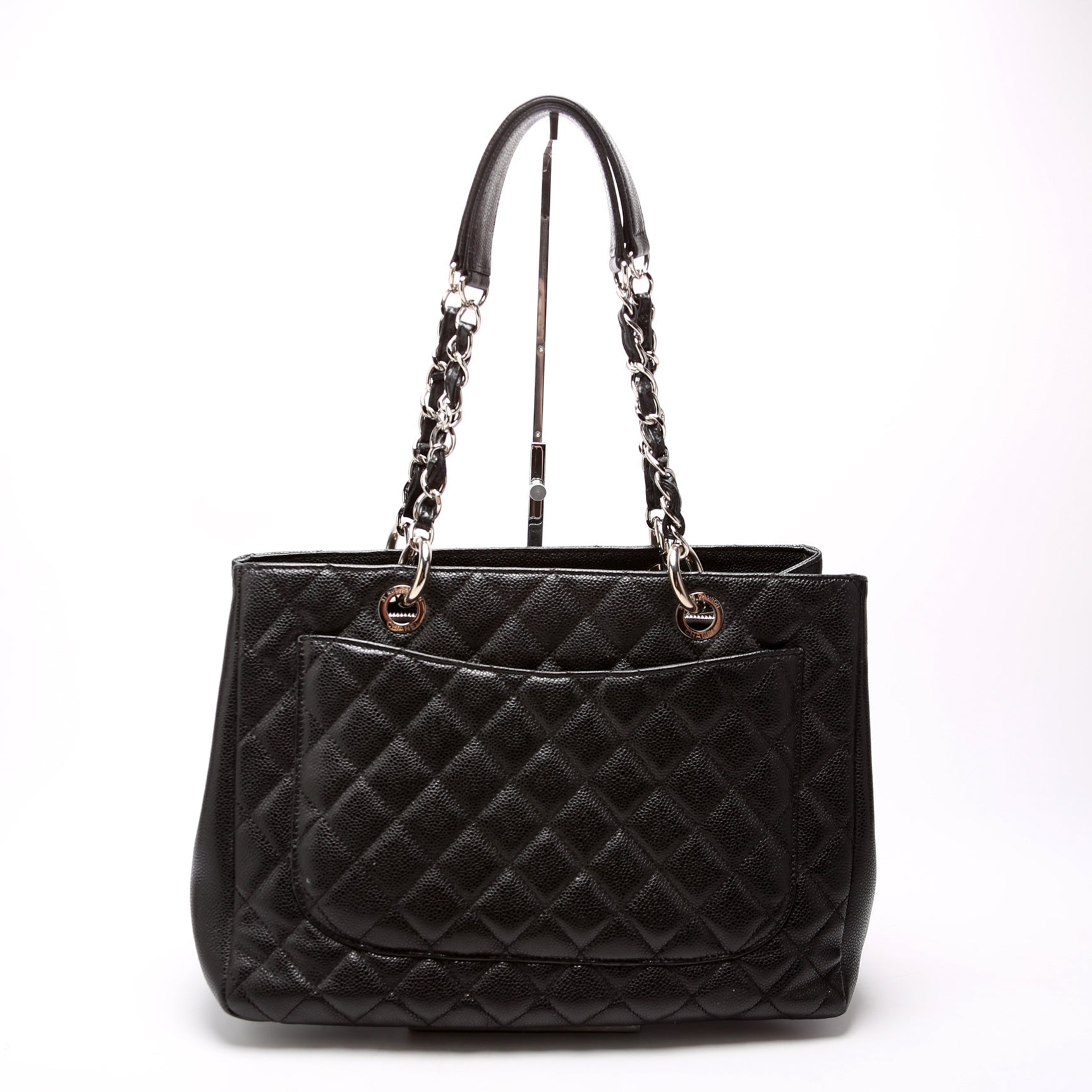 Chanel Grand Shopping Caviar Black Tote Bag