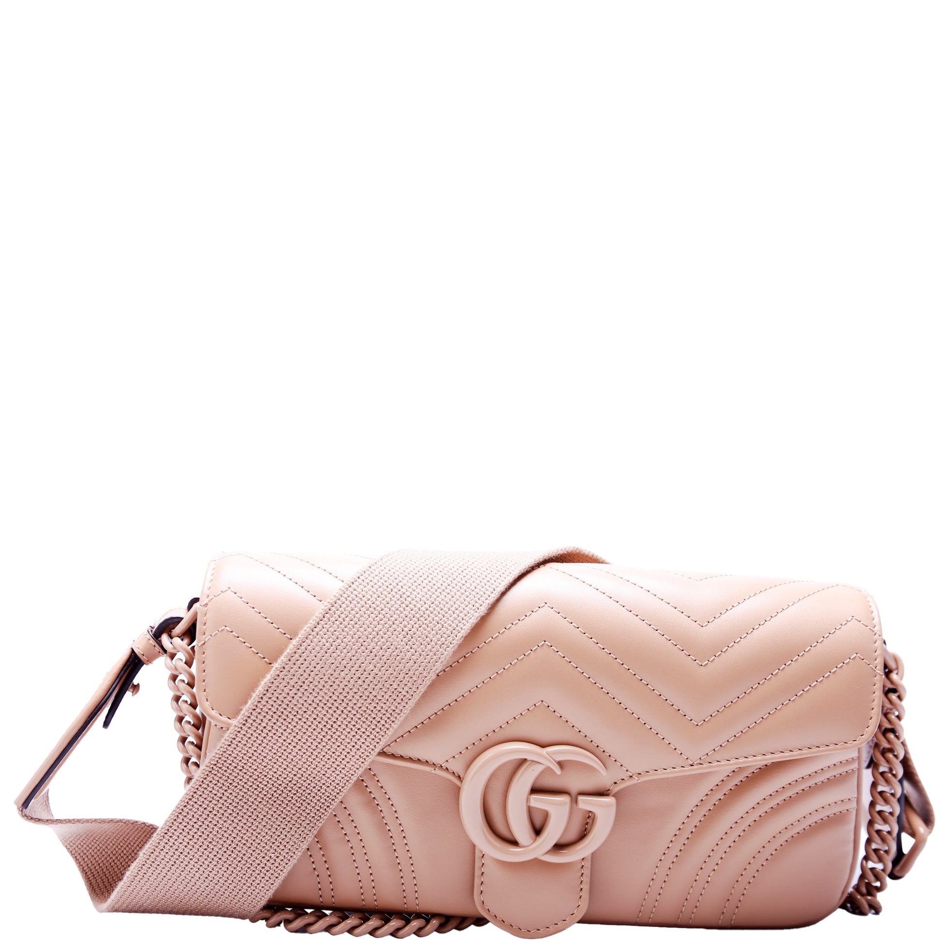 Gucci Marmont Monochrome Tan Shoulder Bag