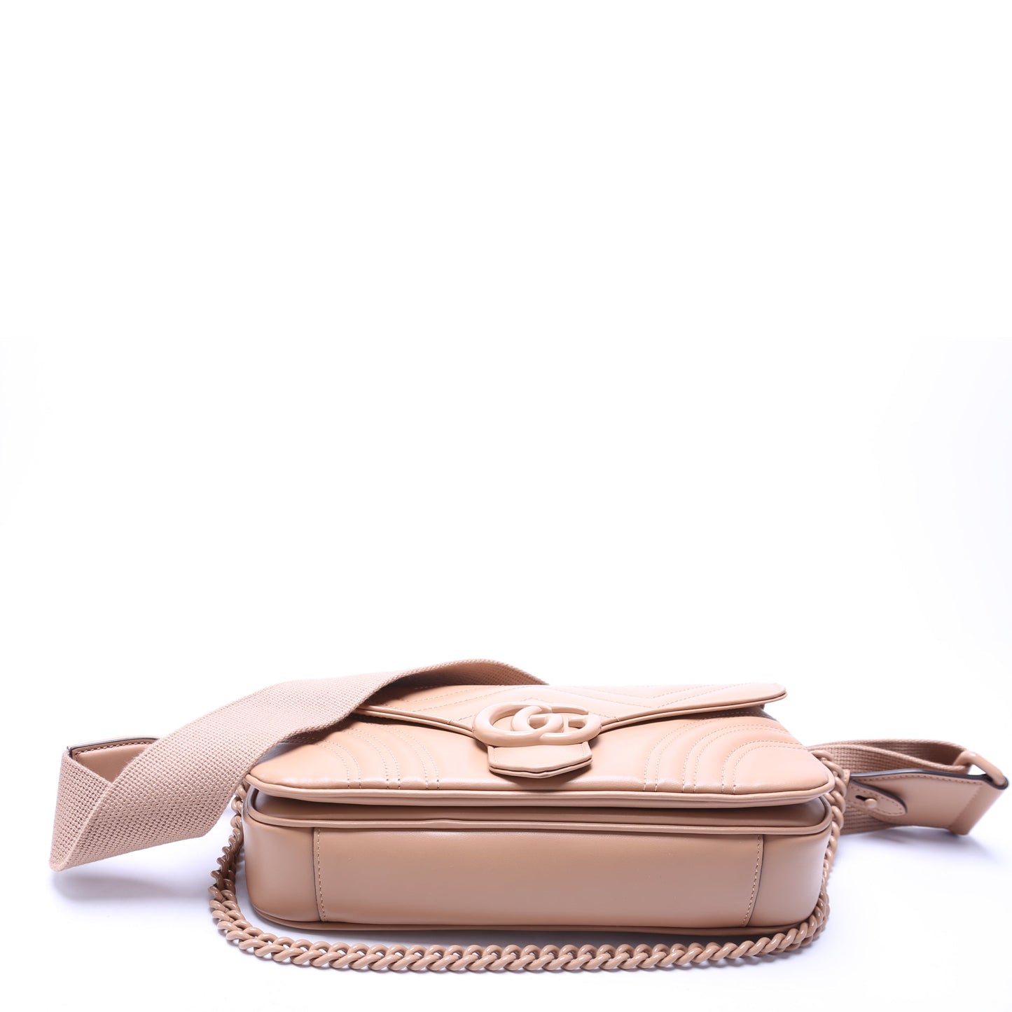 Gucci Marmont Monochrome Tan Shoulder Bag