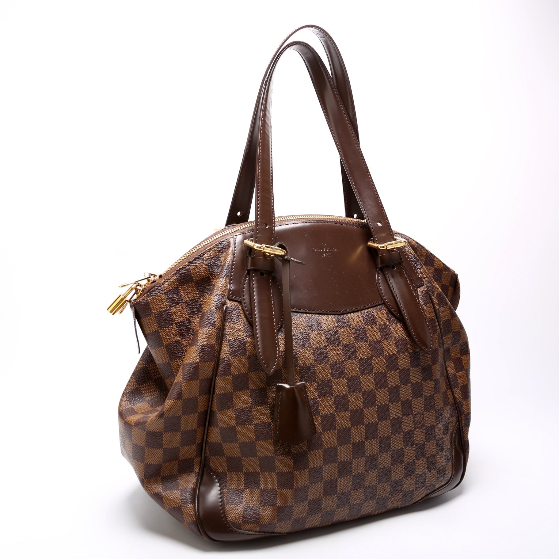 Louis Vuitton Verona Ebene MM Damier Handbag Ebene 10