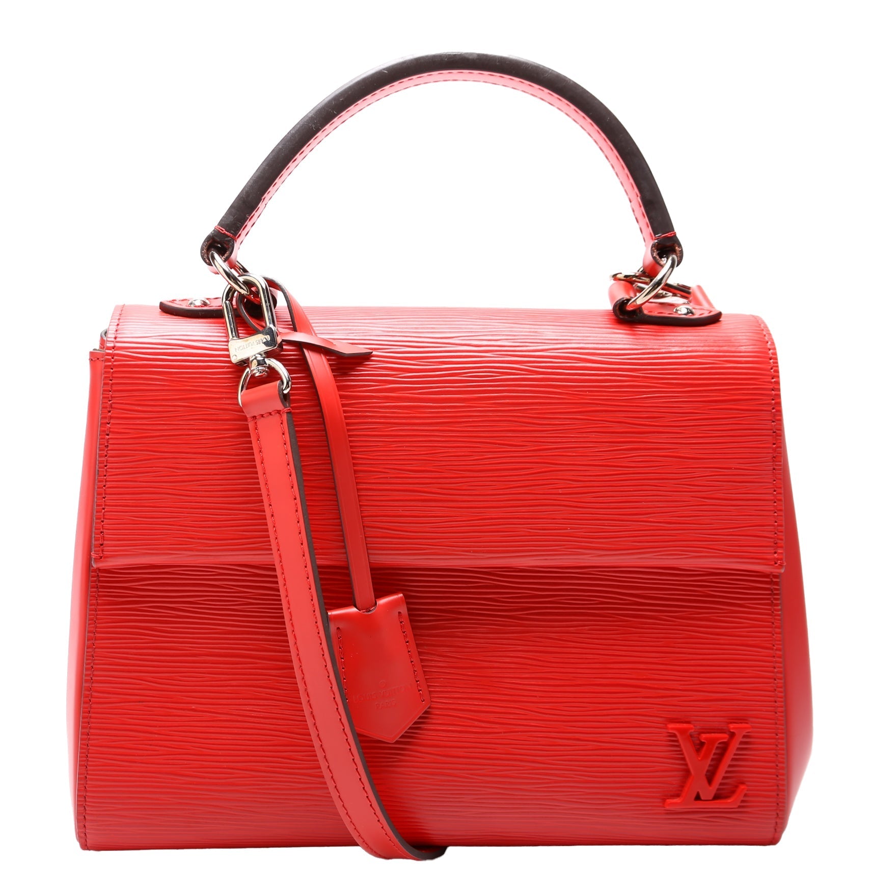 Louis Vuitton Cluny BB Epi Red Handbag