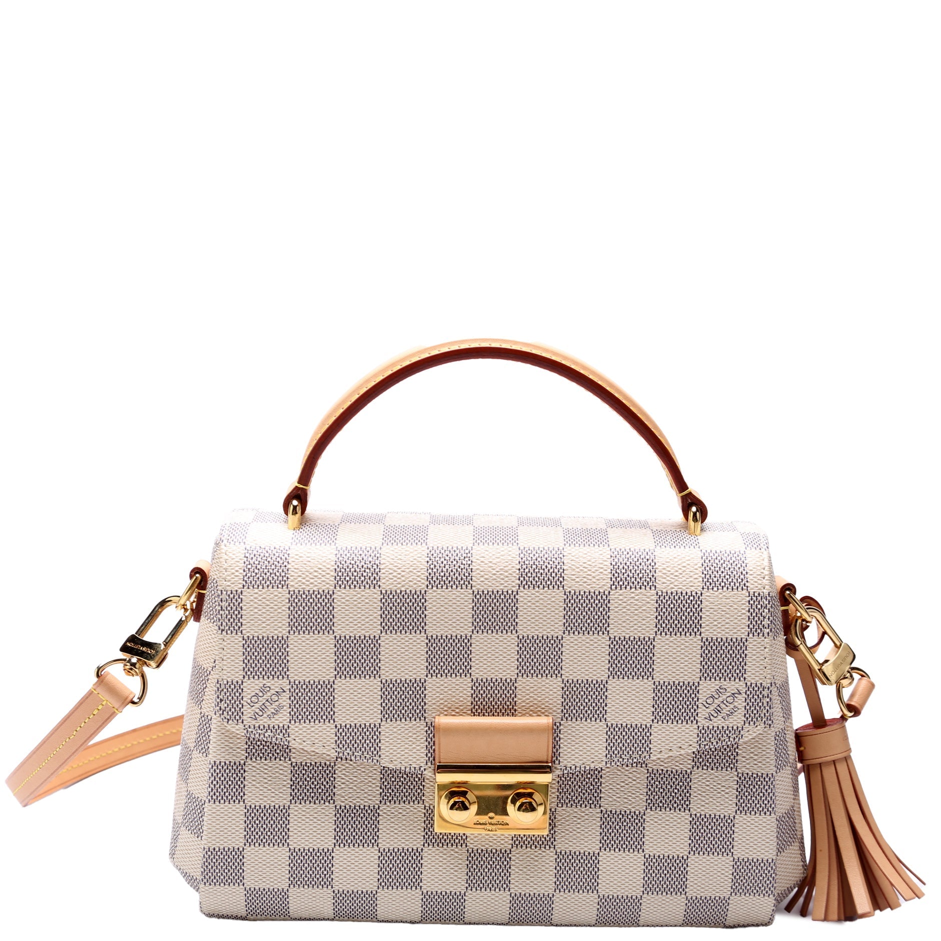 Louis Vuitton Croisette Azur Damier Pink Handbag