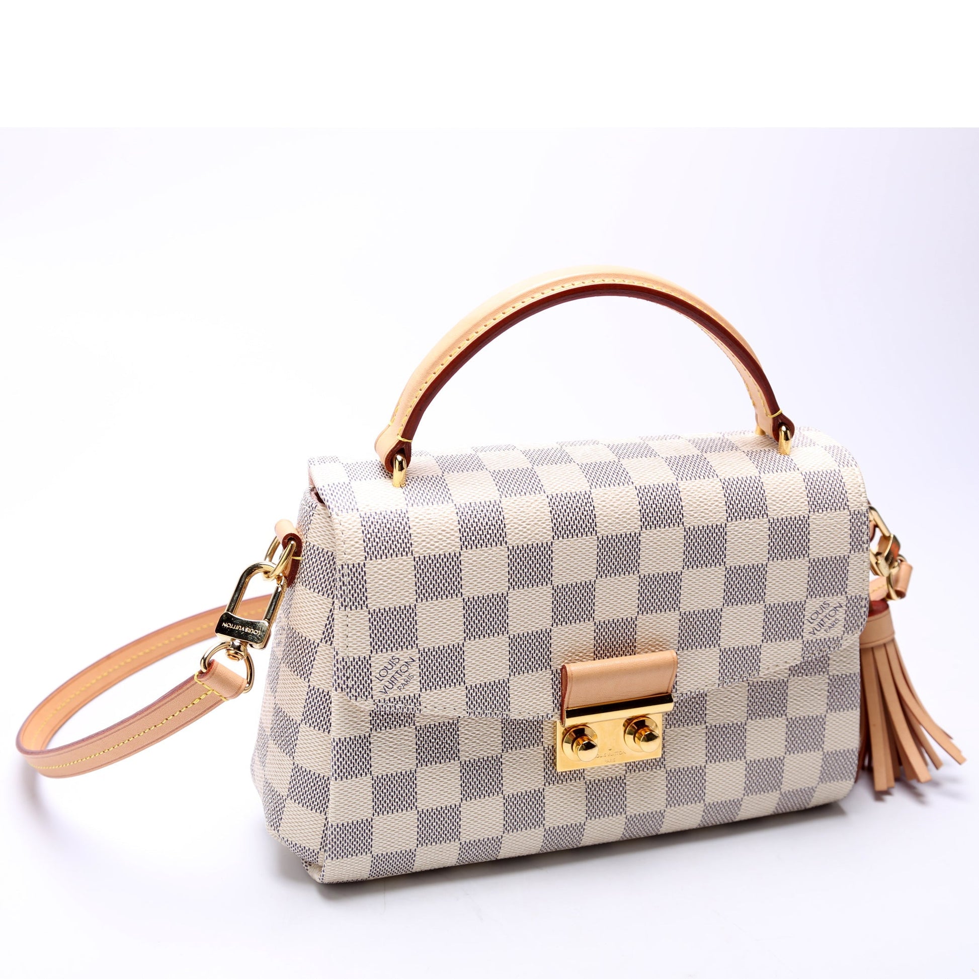 Louis Vuitton Croisette Azur Damier Pink Handbag
