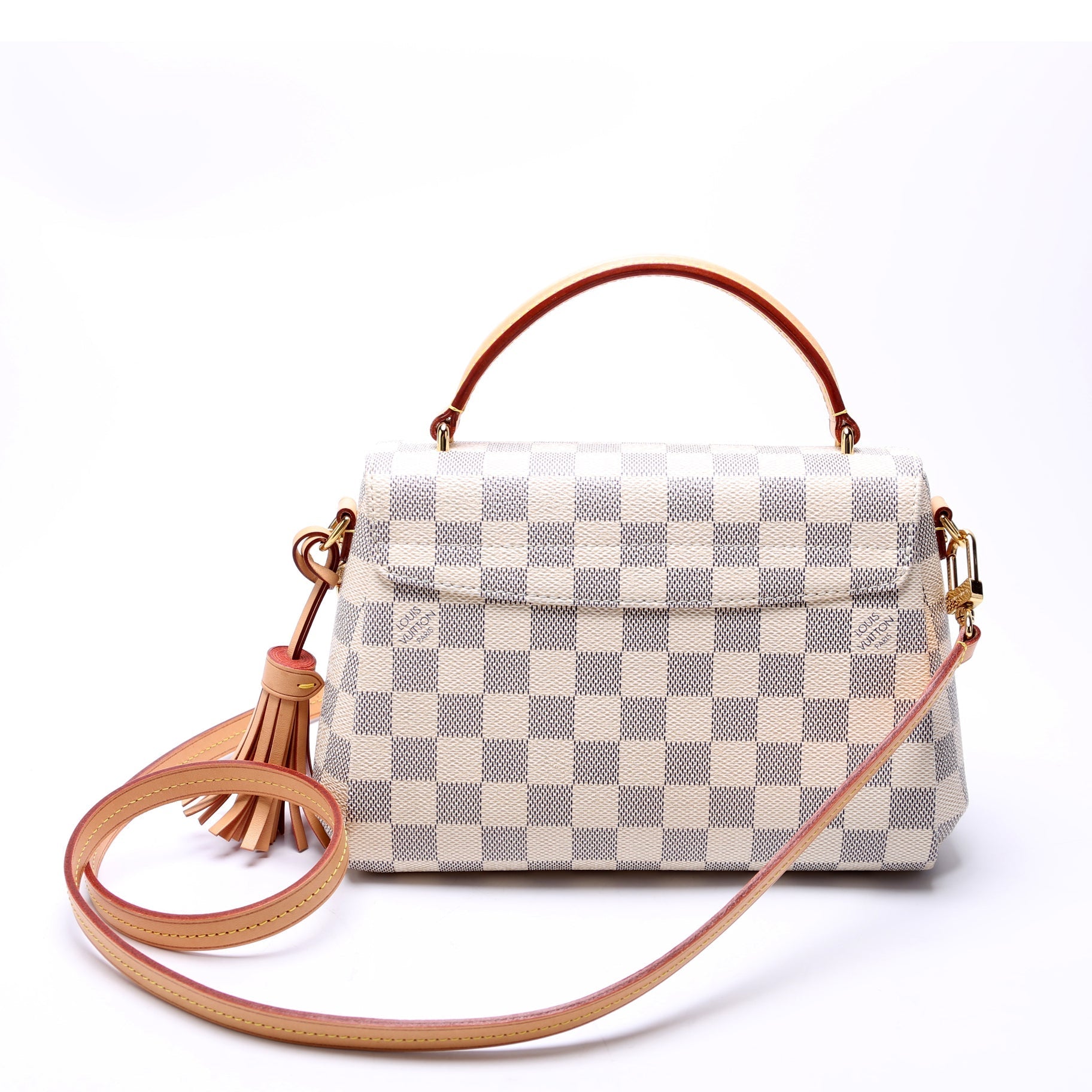 Louis Vuitton Croisette Azur Damier Pink Handbag