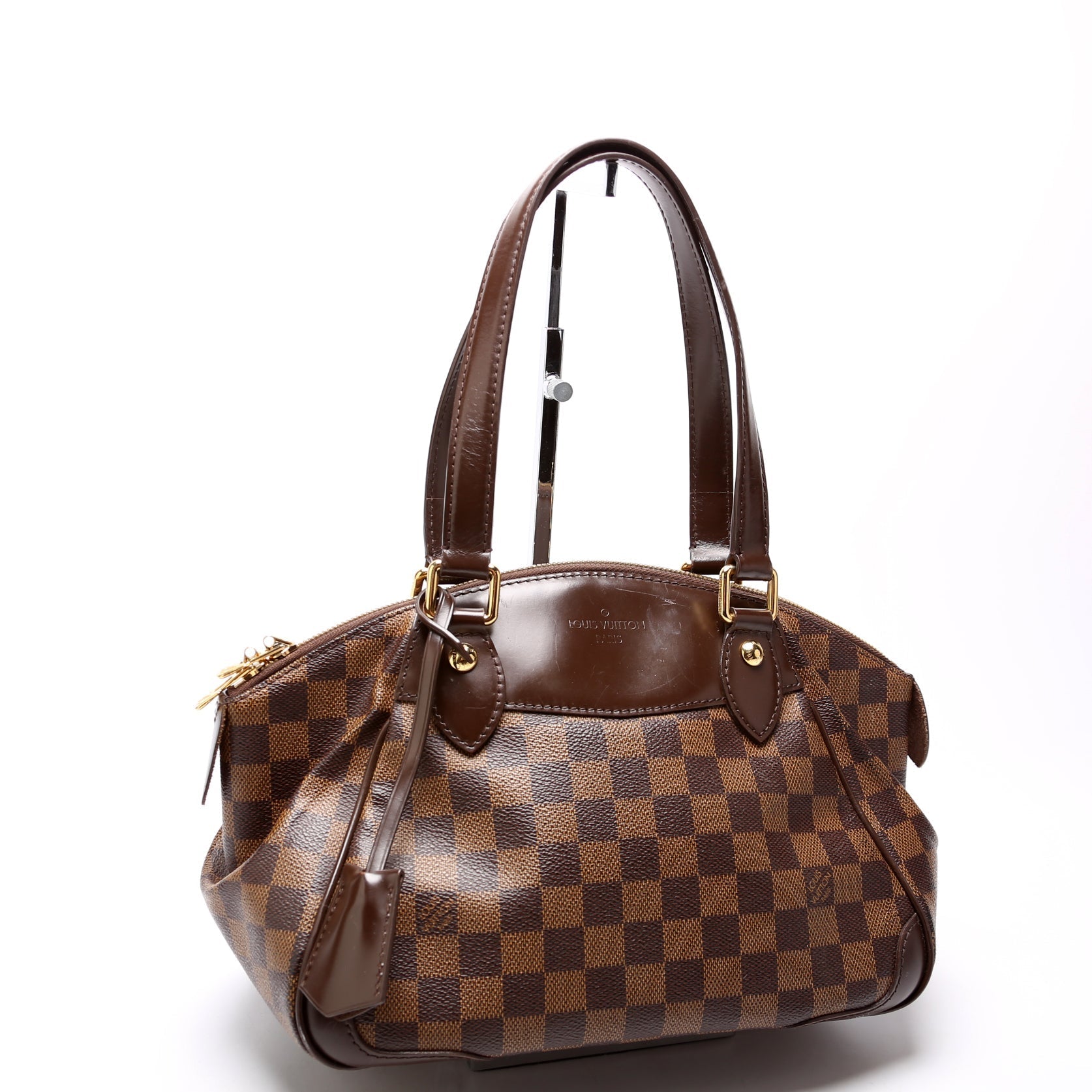 Louis Vuitton Verona Ebene PM Damier Handbag Ebene 4