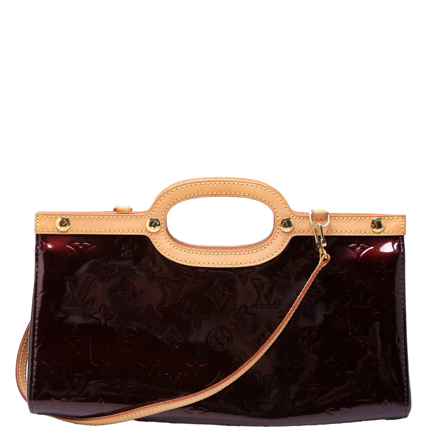 Louis Vuitton Roxbury Drive Burgundy Vernis Handbag