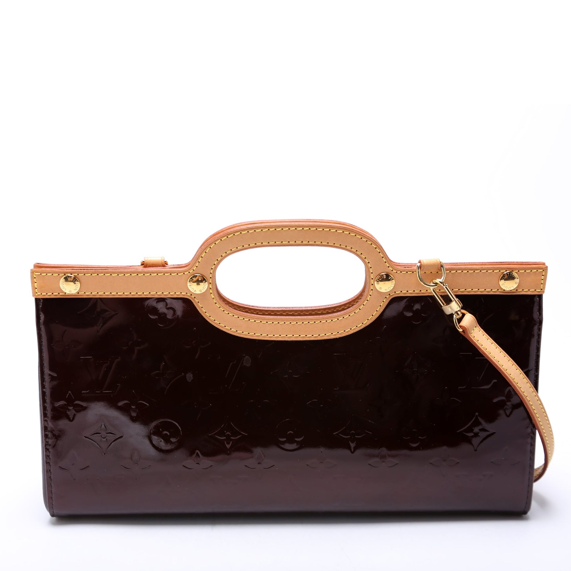 Louis Vuitton Roxbury Drive Burgundy Vernis Handbag