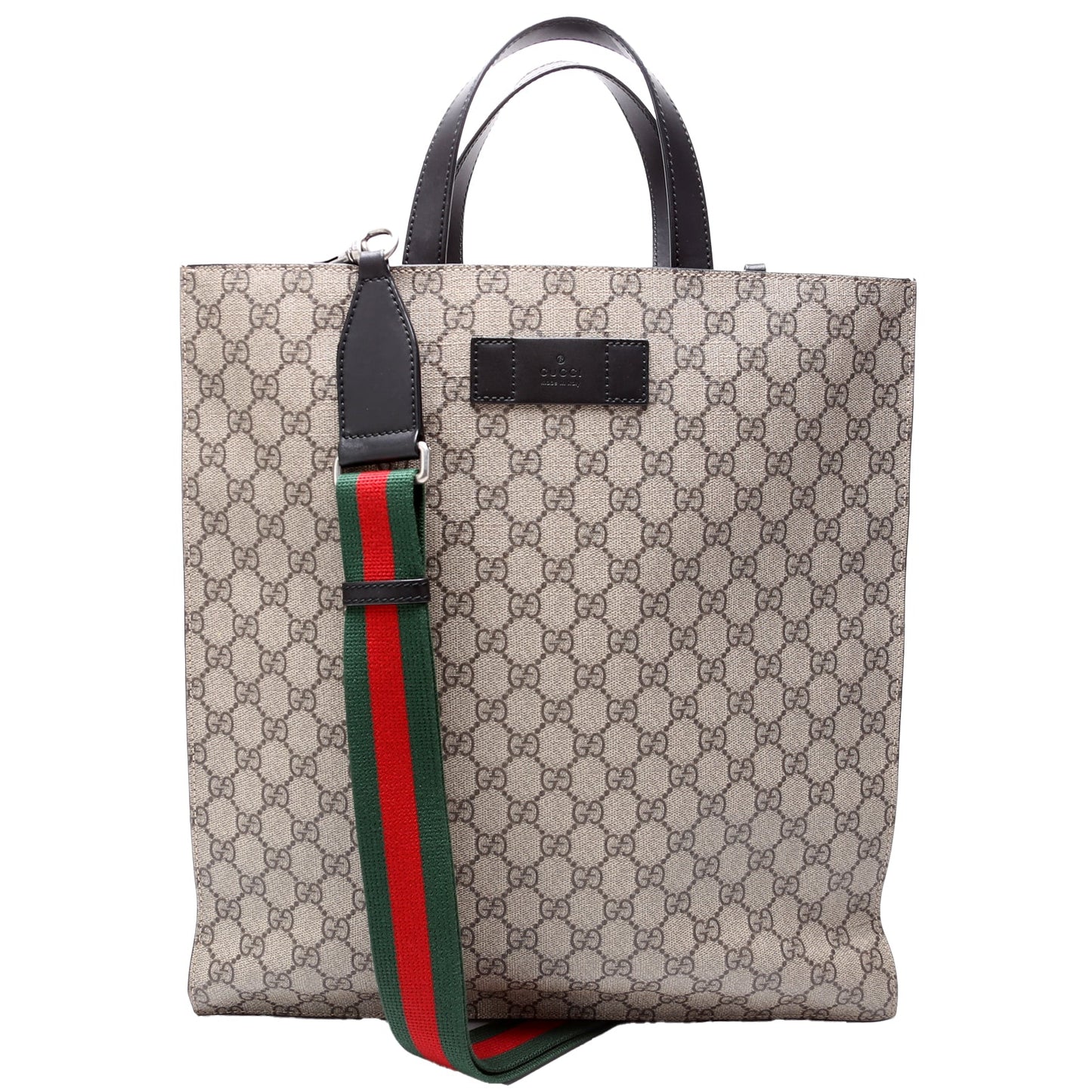 Gucci GG Supreme Web Vertical Tote Bag Tote 1