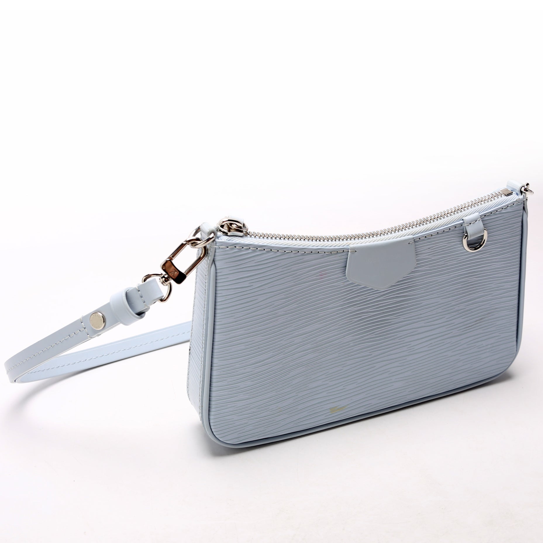 Louis Vuitton Easy On Epi Blue Handbag