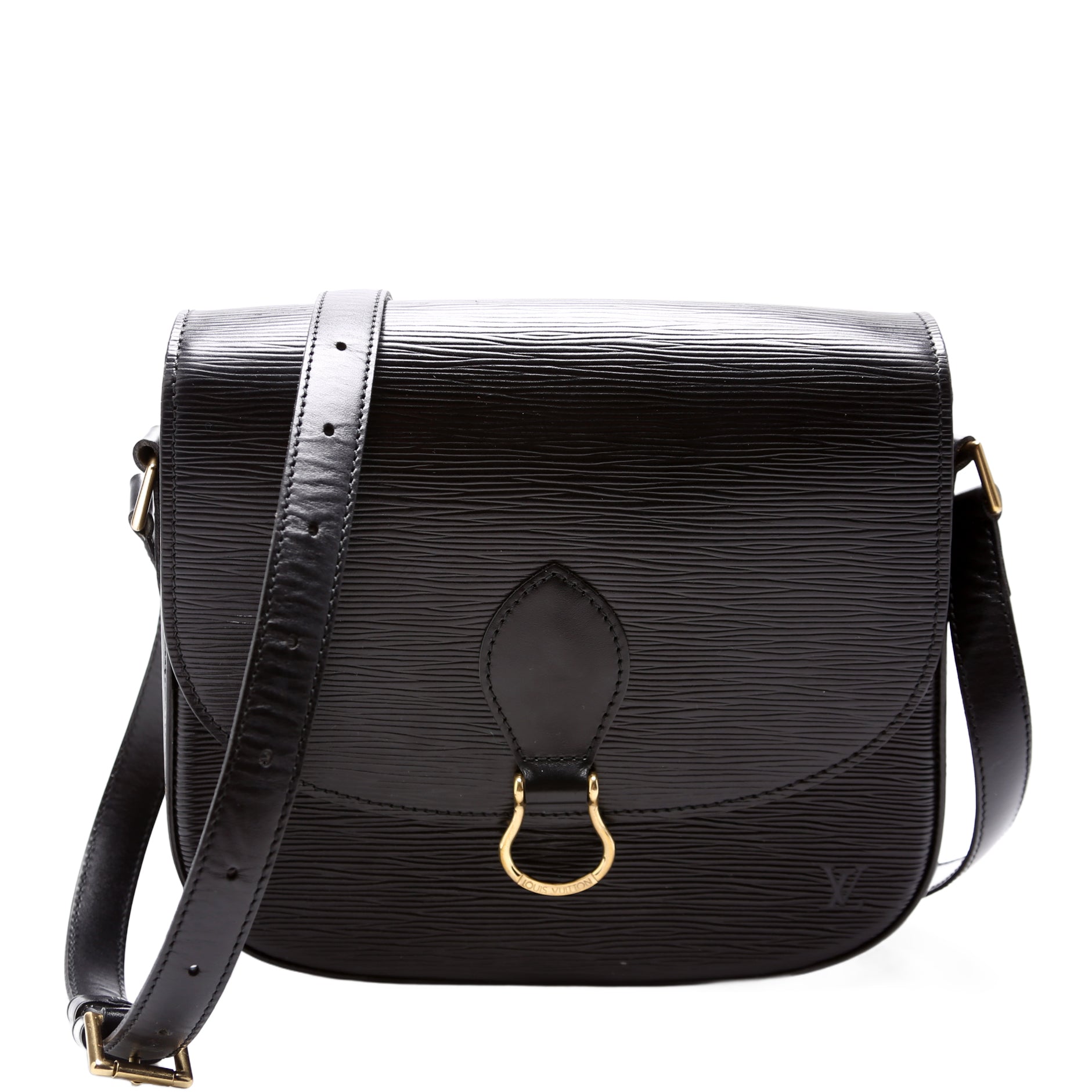 Louis Vuitton St Cloud Black Epi Handbag