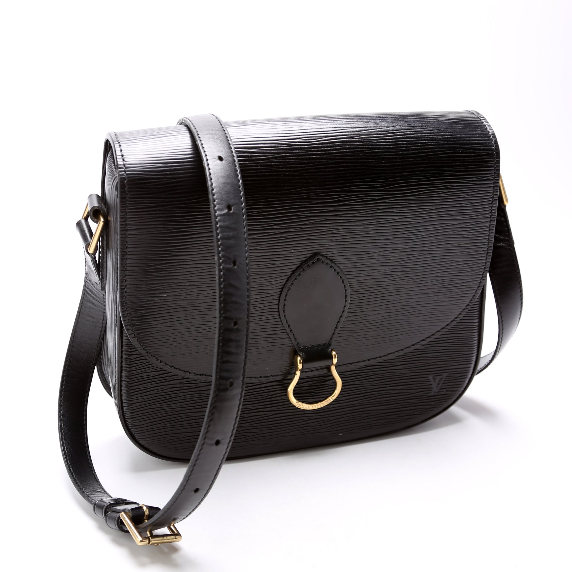 Louis Vuitton St Cloud Black Epi Handbag