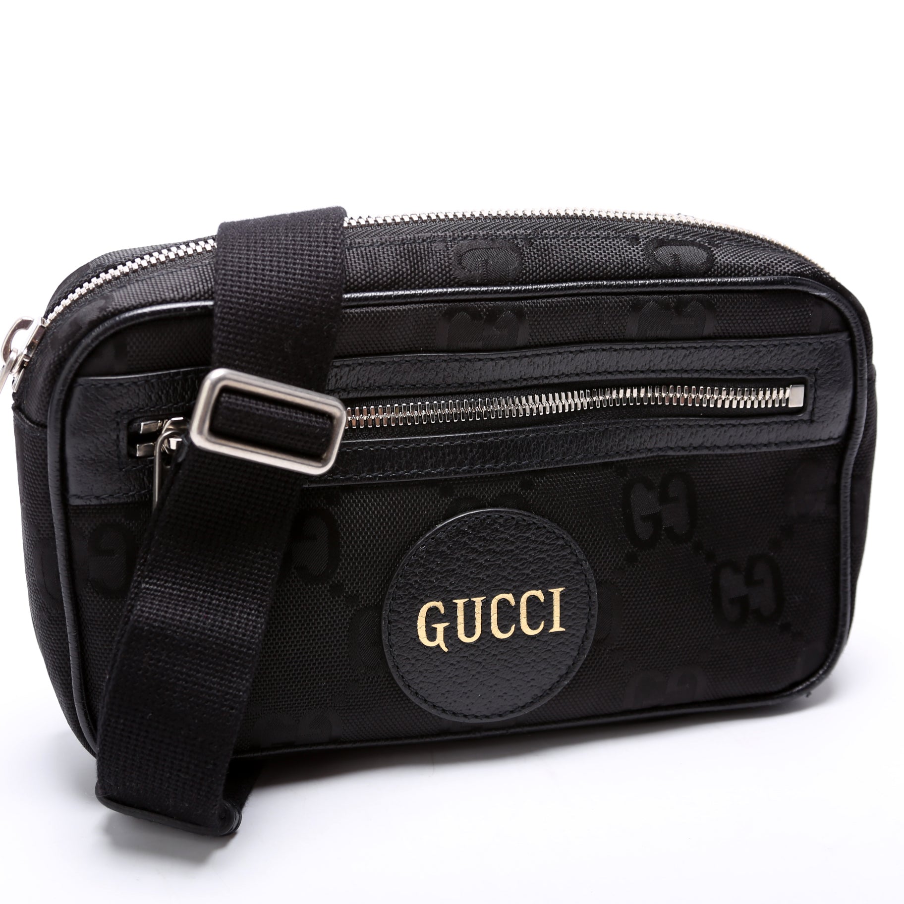 Gucci Off The Grid Belt Bag Nylon Black Accessory