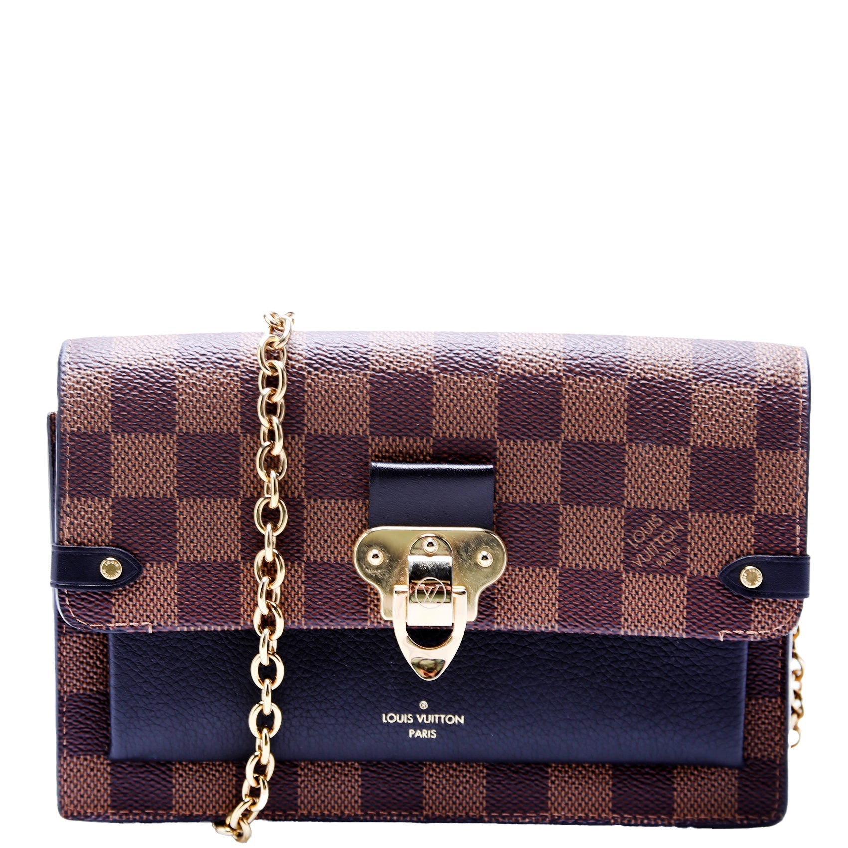 Louis Vuitton Vavin Ebene Black Damier Wallet Case