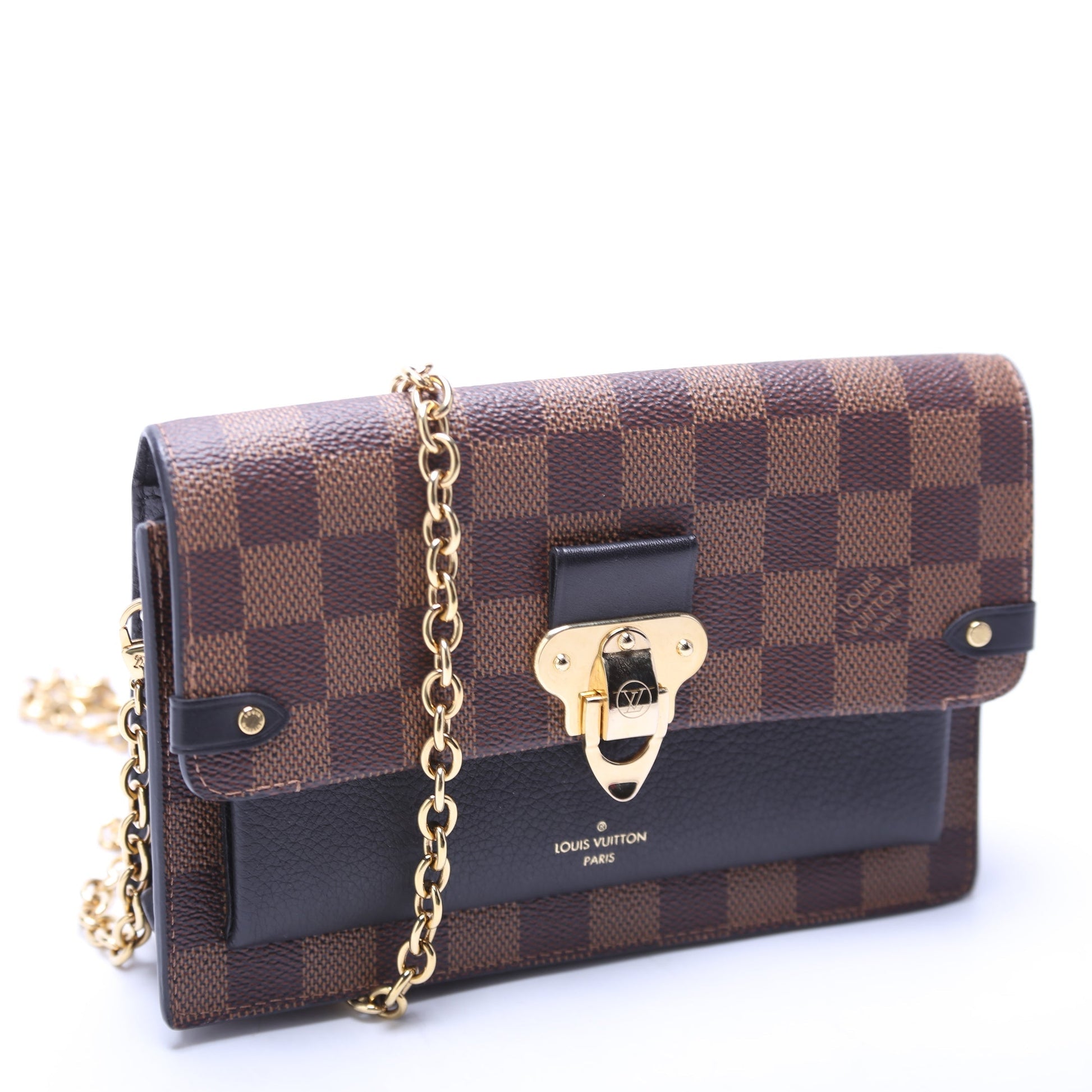Louis Vuitton Vavin Ebene Black Damier Wallet Case