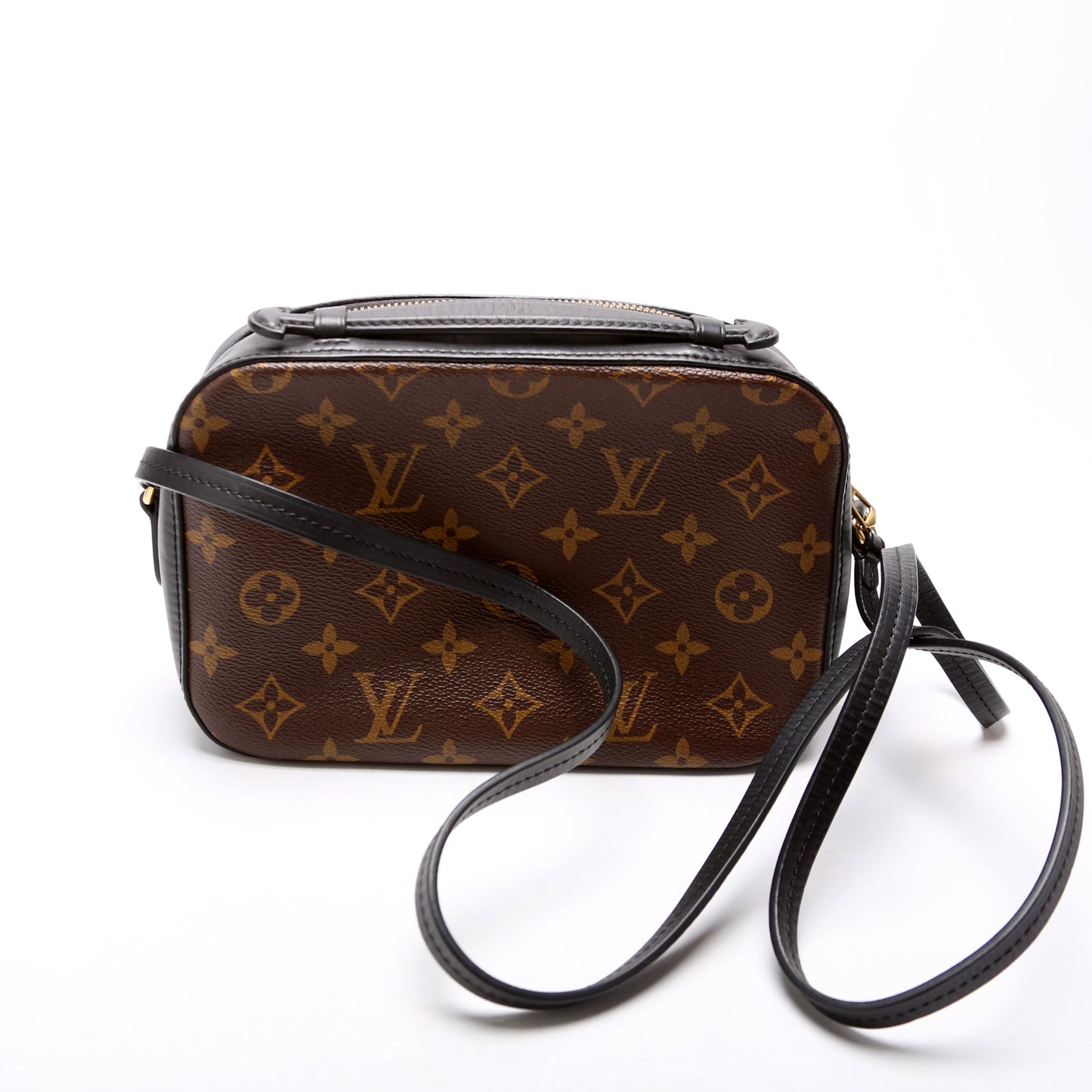 Louis Vuitton Saintogne Monogram Black Handbag