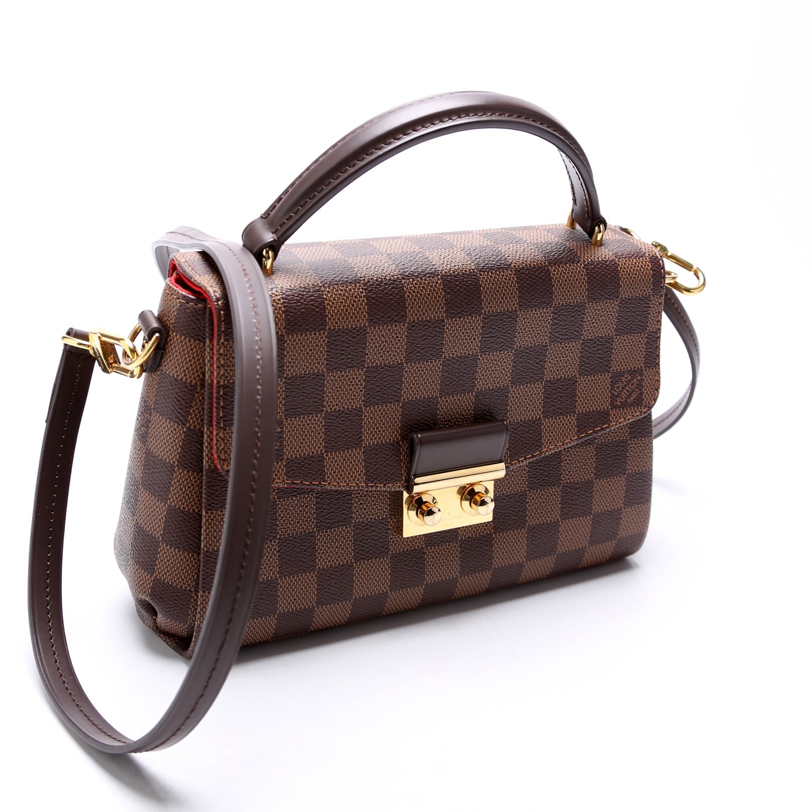 Louis Vuitton Croisette Ebene Damier Handbag Ebene 16