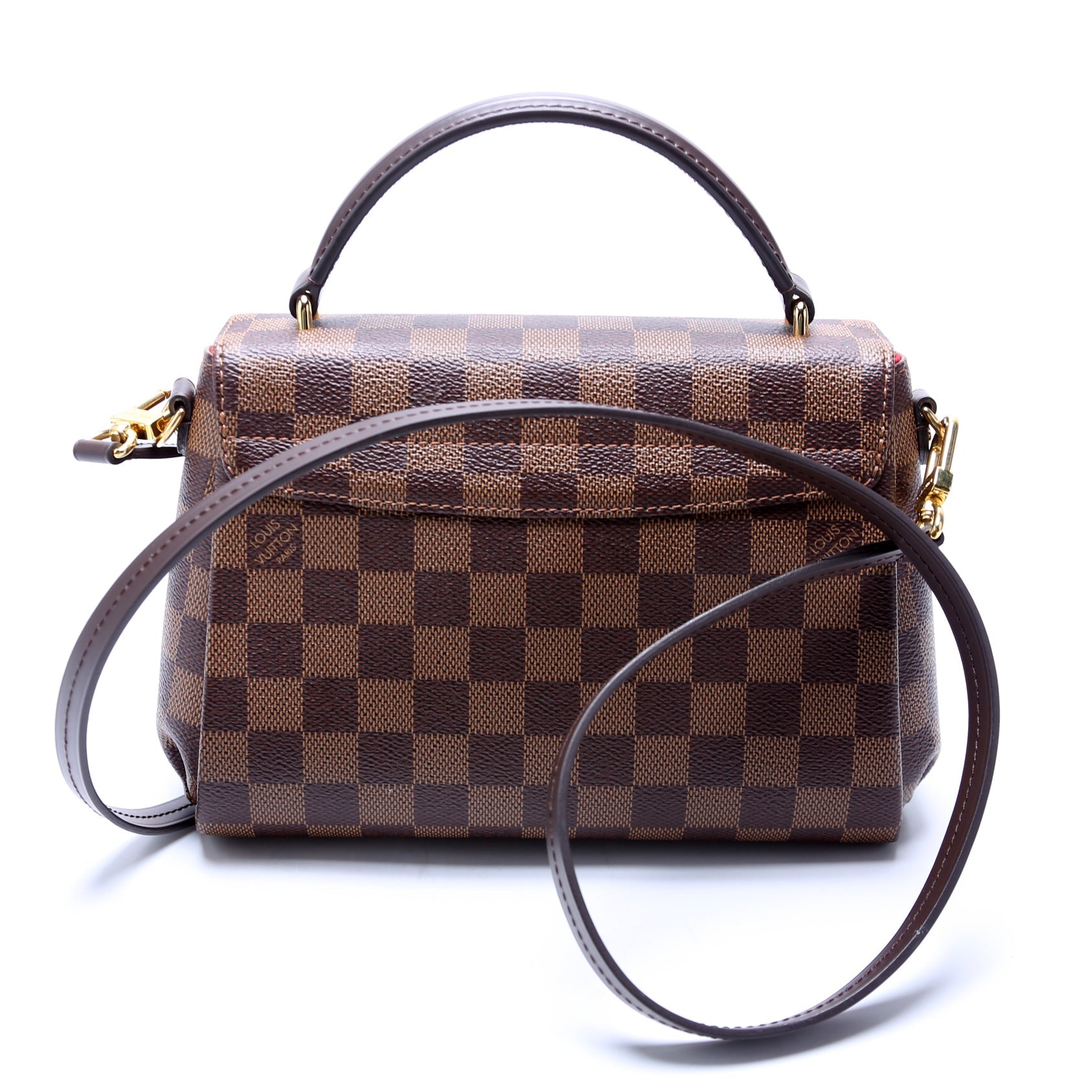 Louis Vuitton Croisette Ebene Damier Handbag Ebene 16