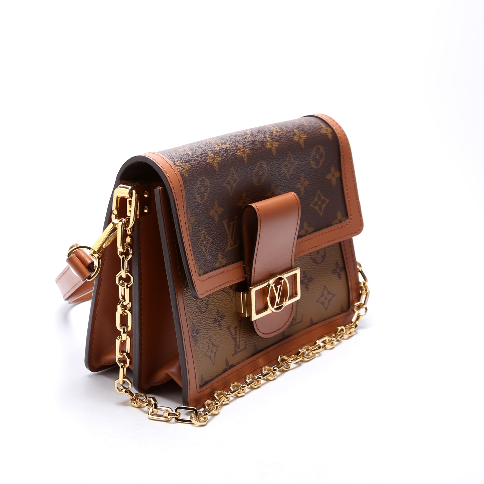 Louis Vuitton Dauphine MM Reverse Monogram Handbag Monogram 9