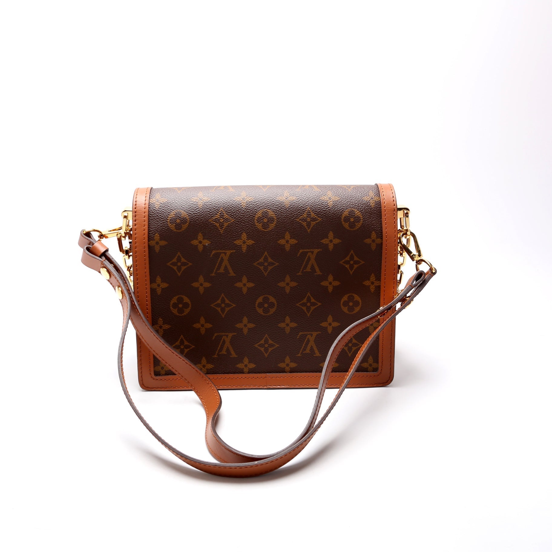 Louis Vuitton Dauphine MM Reverse Monogram Handbag Monogram 9