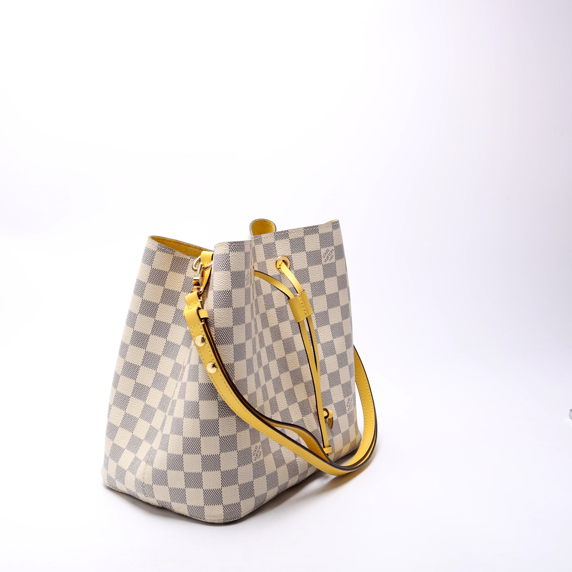 Louis Vuitton Neonoe Azur Damier Yellow Handbag