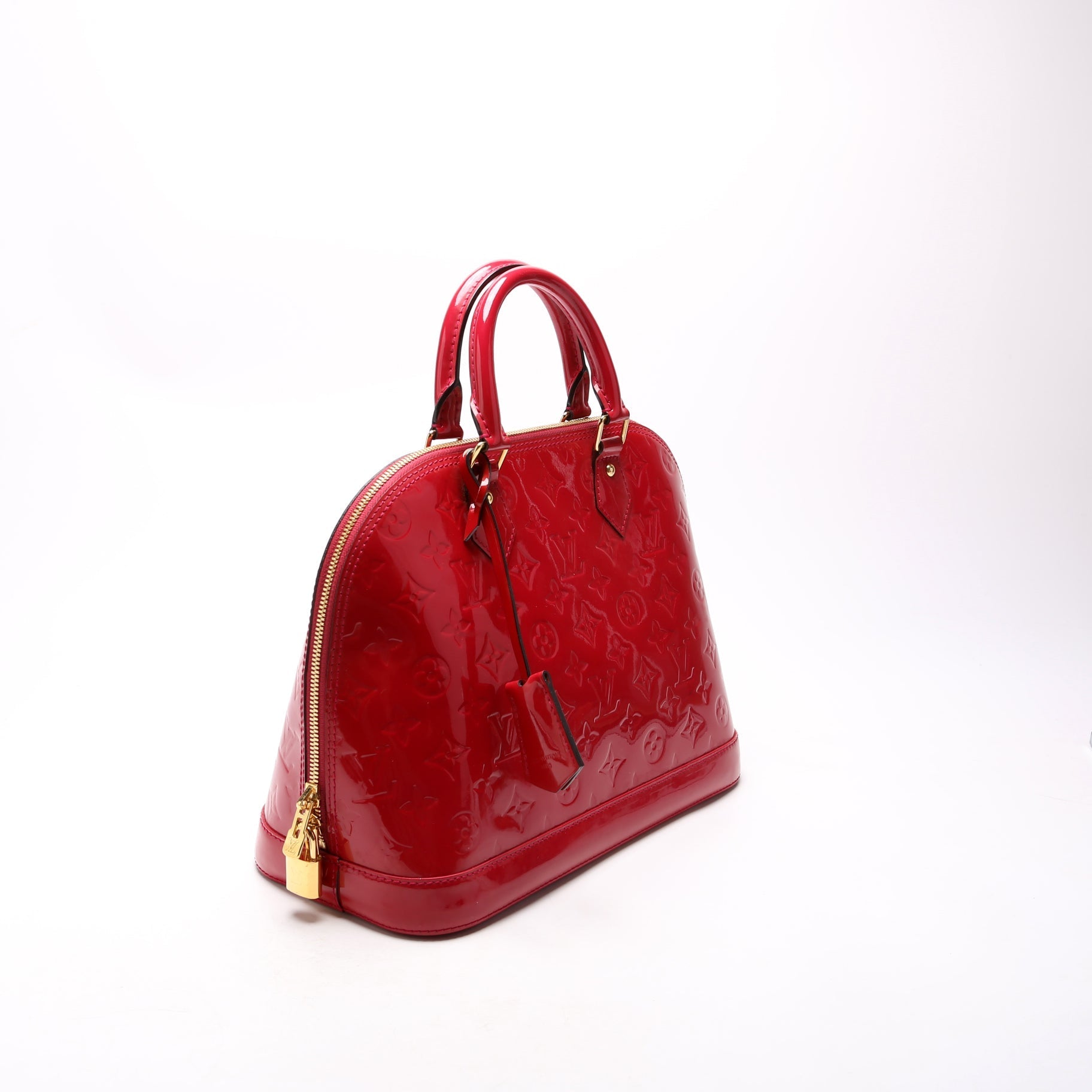 Louis Vuitton Alma PM Vernis Pink Handbag