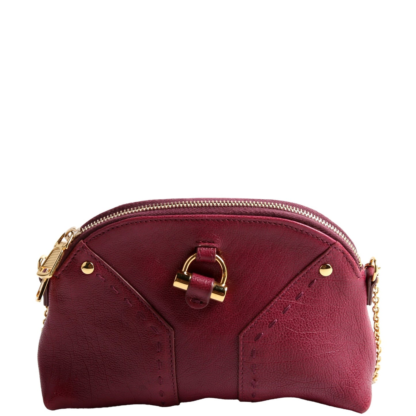 YSL Saint Laurent Saint Laurent Calfskin Berry Bag Mini Chain Travel Bag
