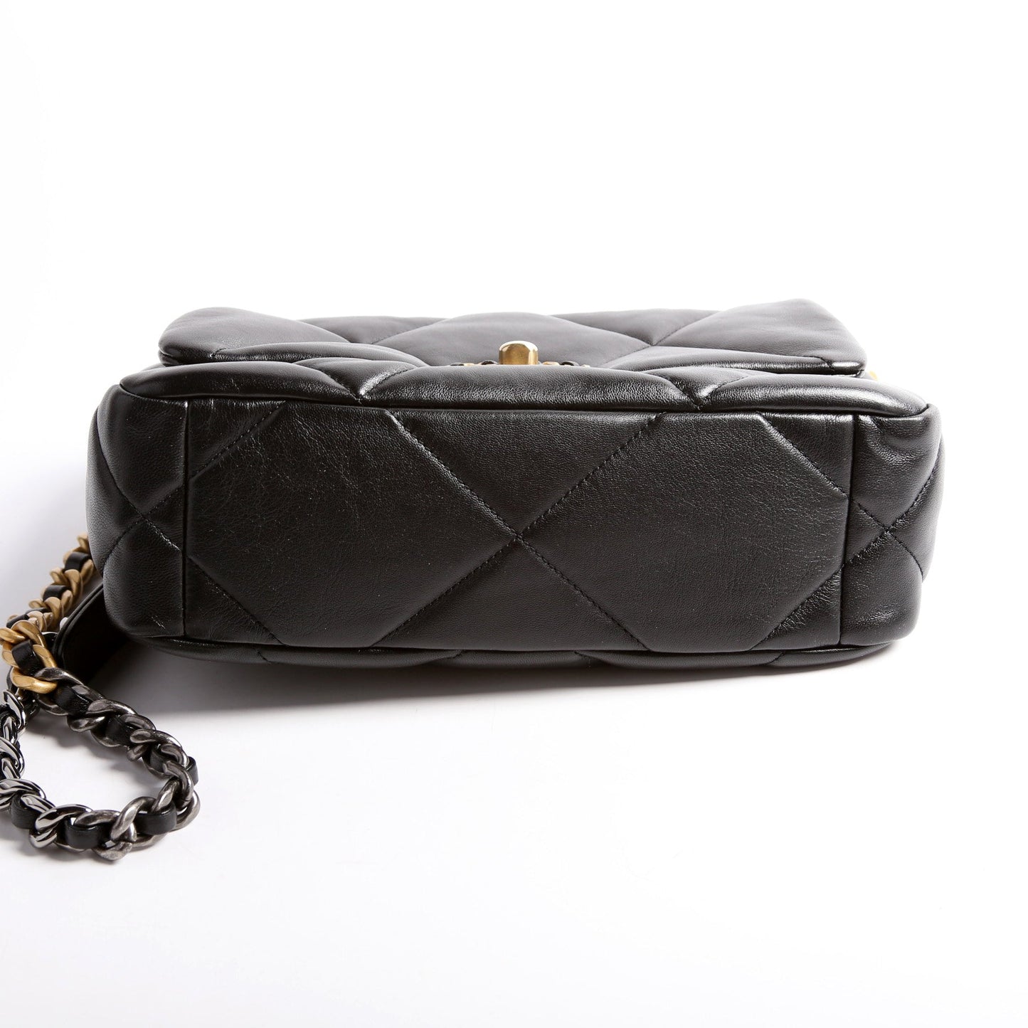Chanel Quilted Goatskin 19 Flap RFID Black Handbag