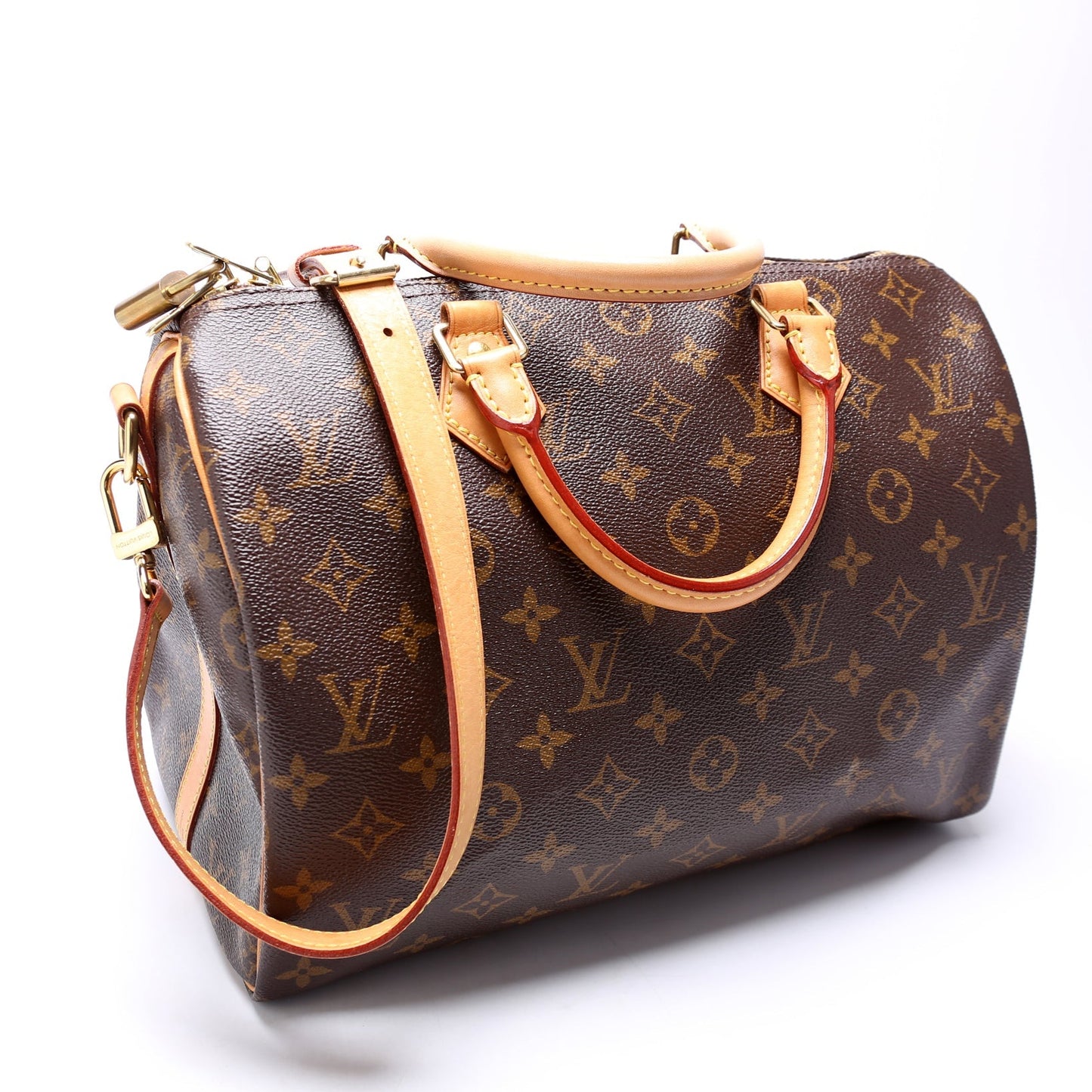 Louis Vuitton Speedy 30 Bandouliere Monogram Handbag Monogram 33