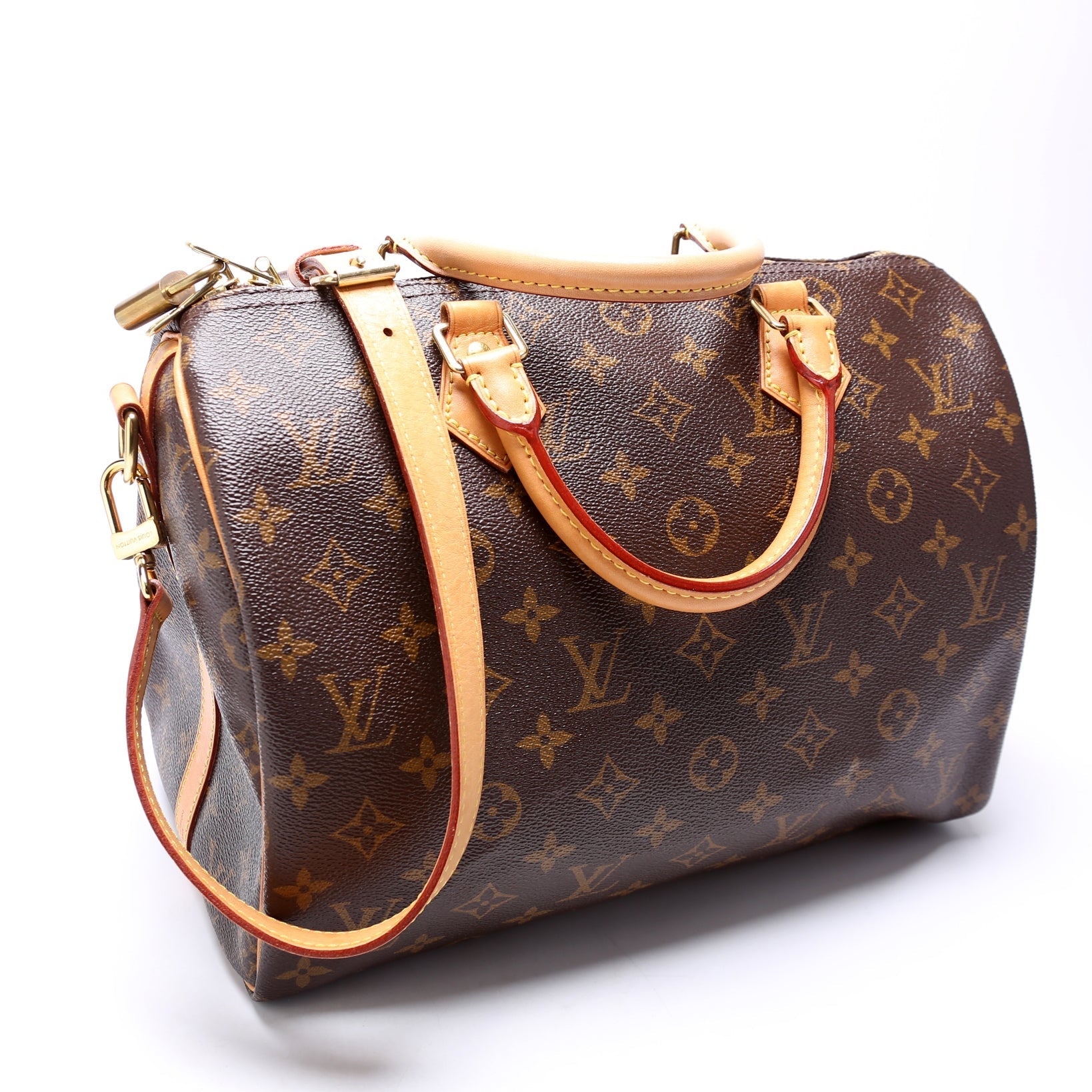 Louis Vuitton Speedy 30 Bandouliere Monogram Handbag Monogram 33