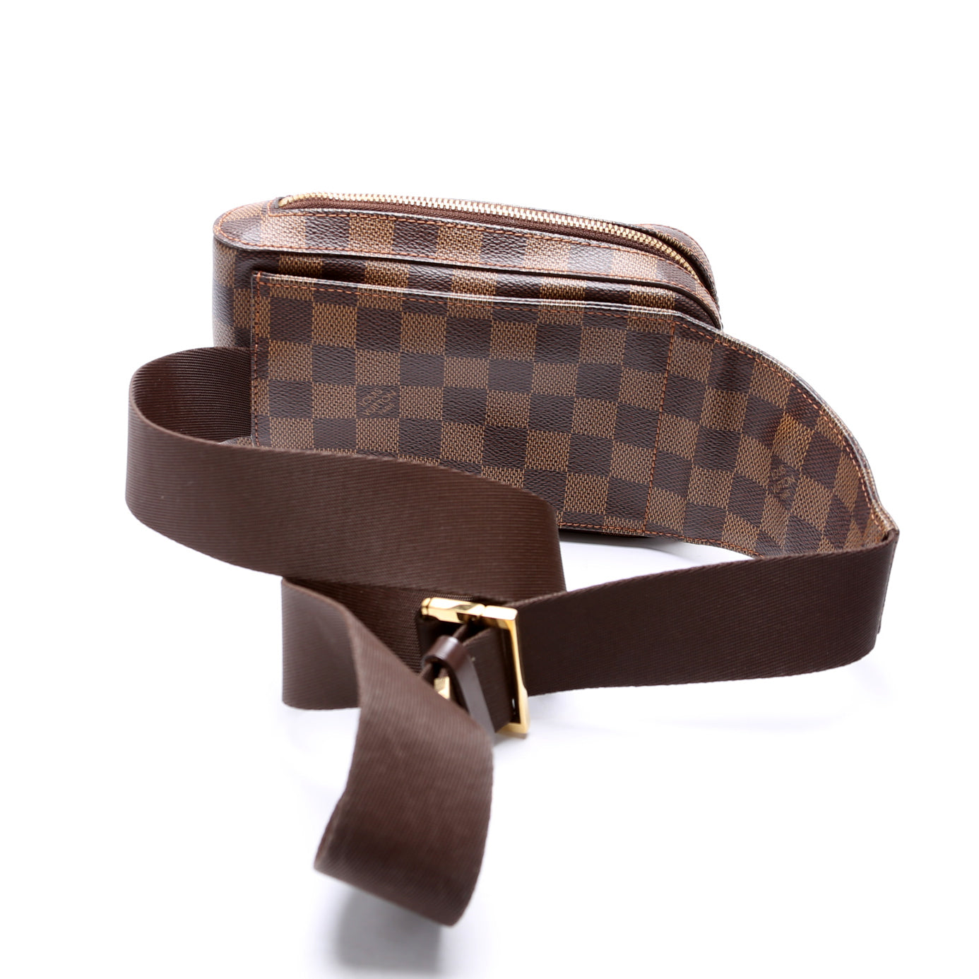 Louis Vuitton Geronimos Ebene Damier Handbag Ebene 34