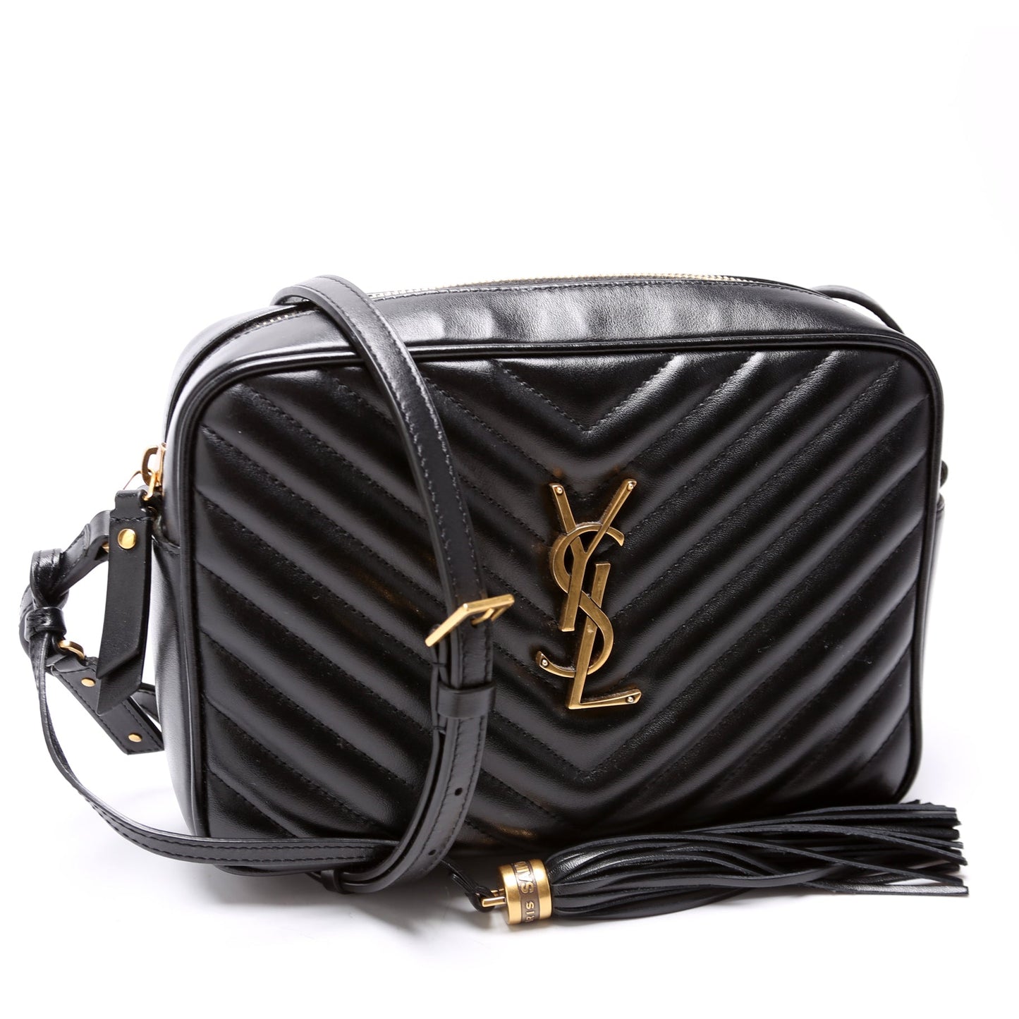 YSL Saint Laurent Lou Camera Bag Black Travel Bag