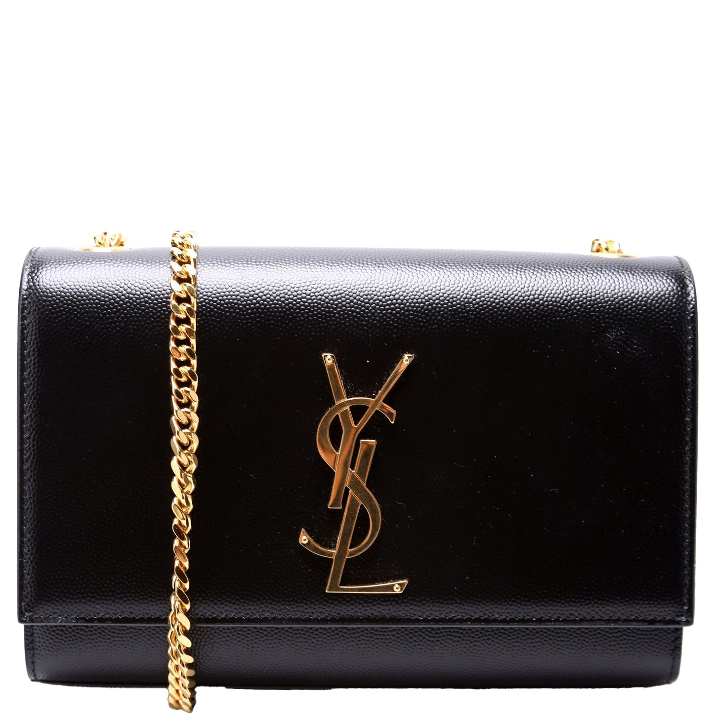 YSL Saint Laurent Saint Laurent Kate Satchel Grain Bag Black Small Travel Bag