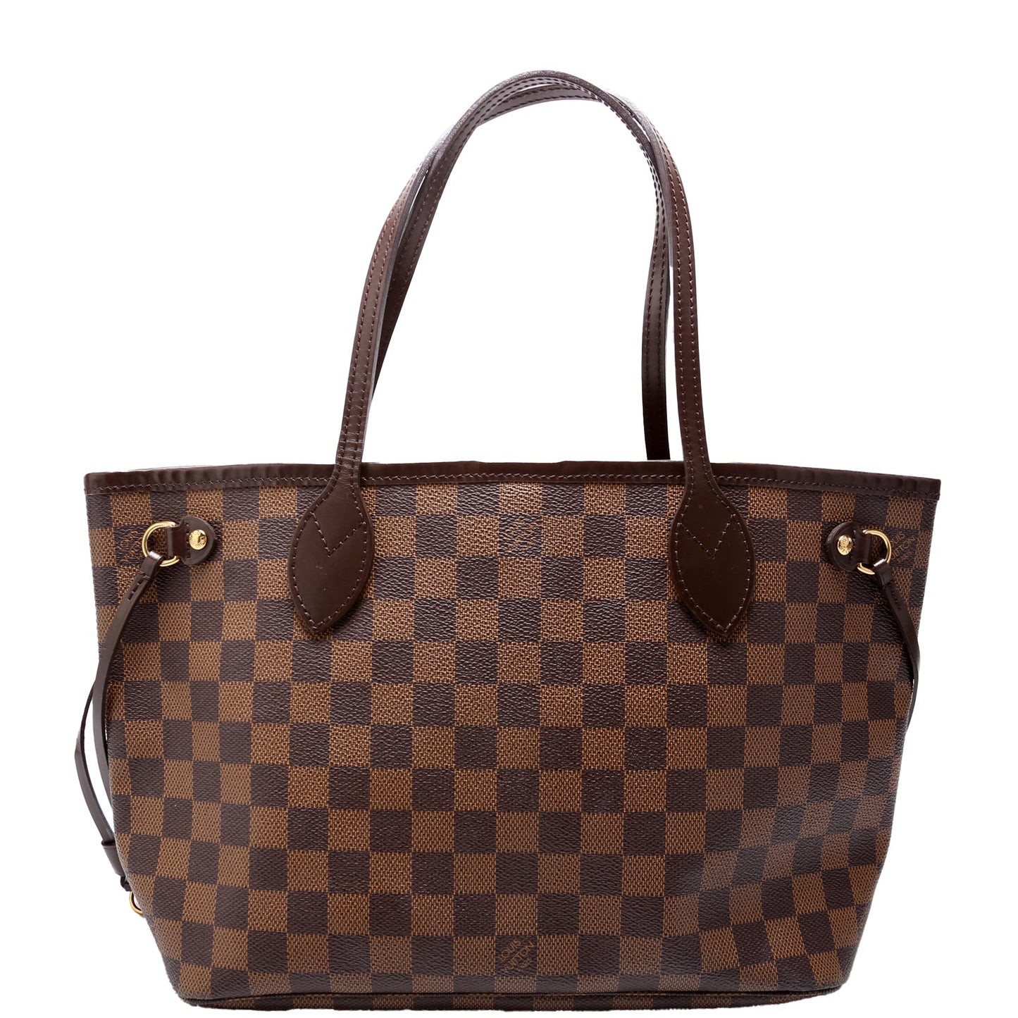 Louis Vuitton Neverfull PM Ebene Damier Red Tote Bag Red 4
