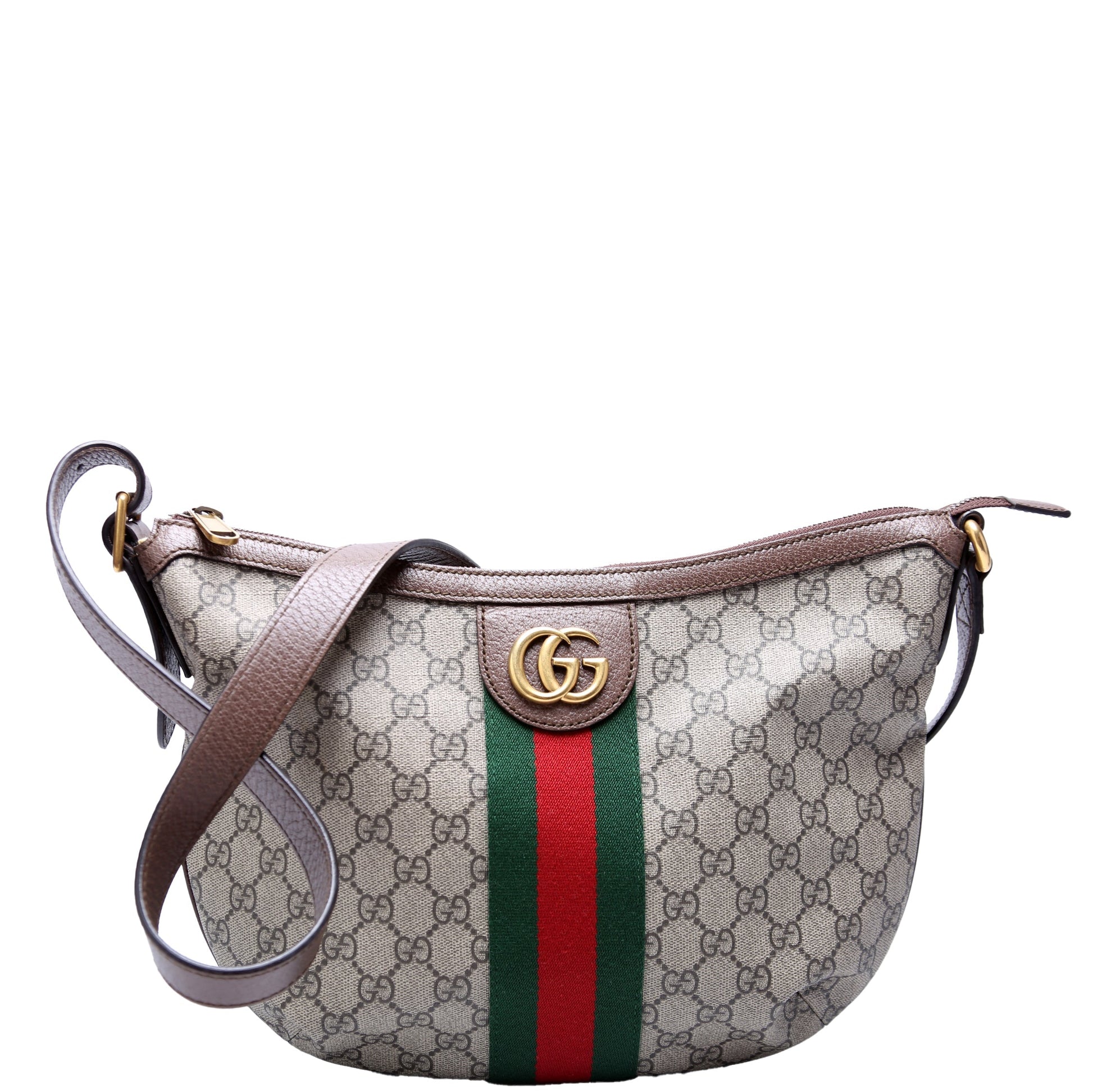 Gucci Ophidia GG Supreme Brown Small Shoulder Bag