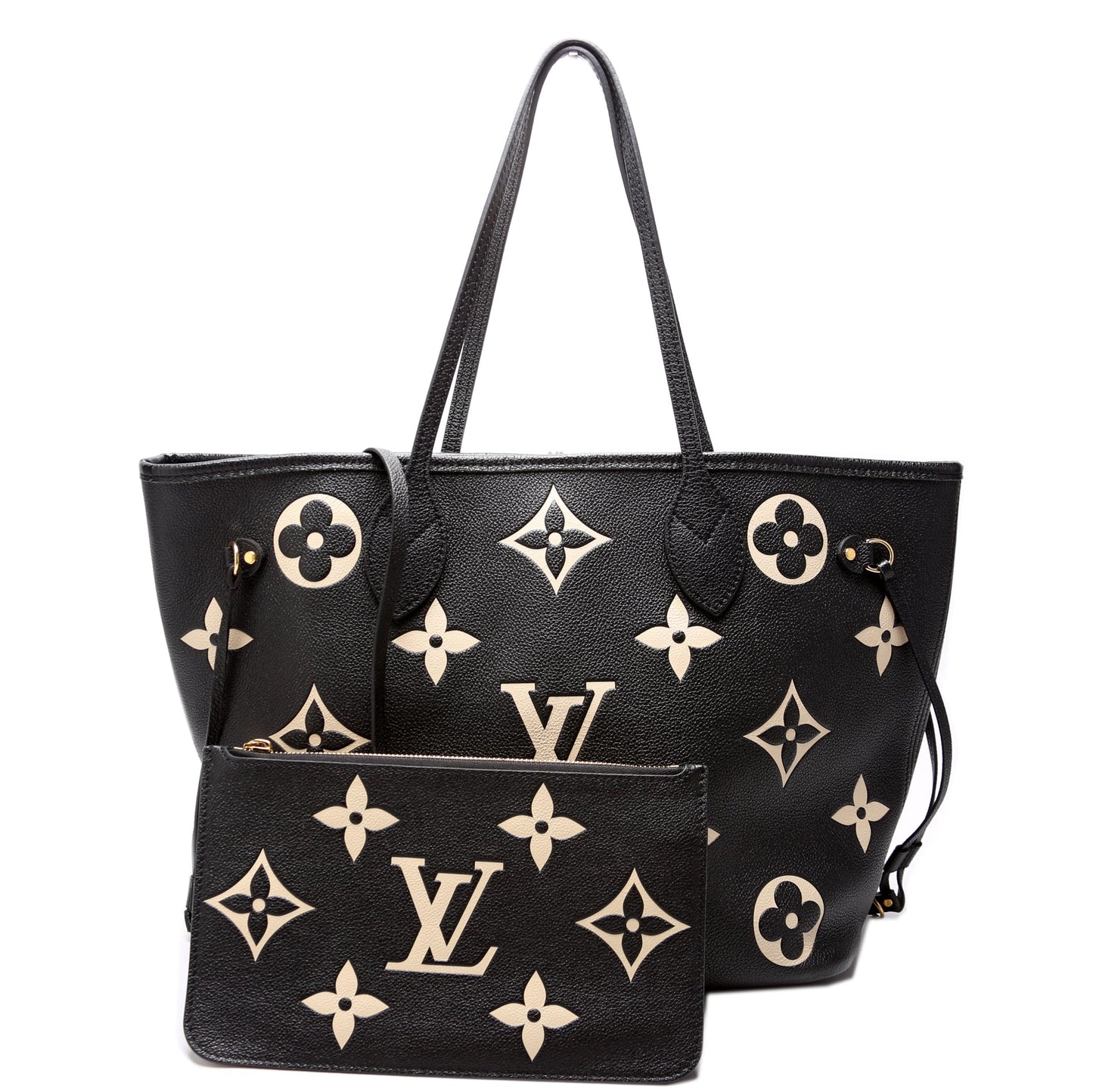 Louis Vuitton Neverfull w MM Bicolor Empreinte Wallet Case Empreinte 2