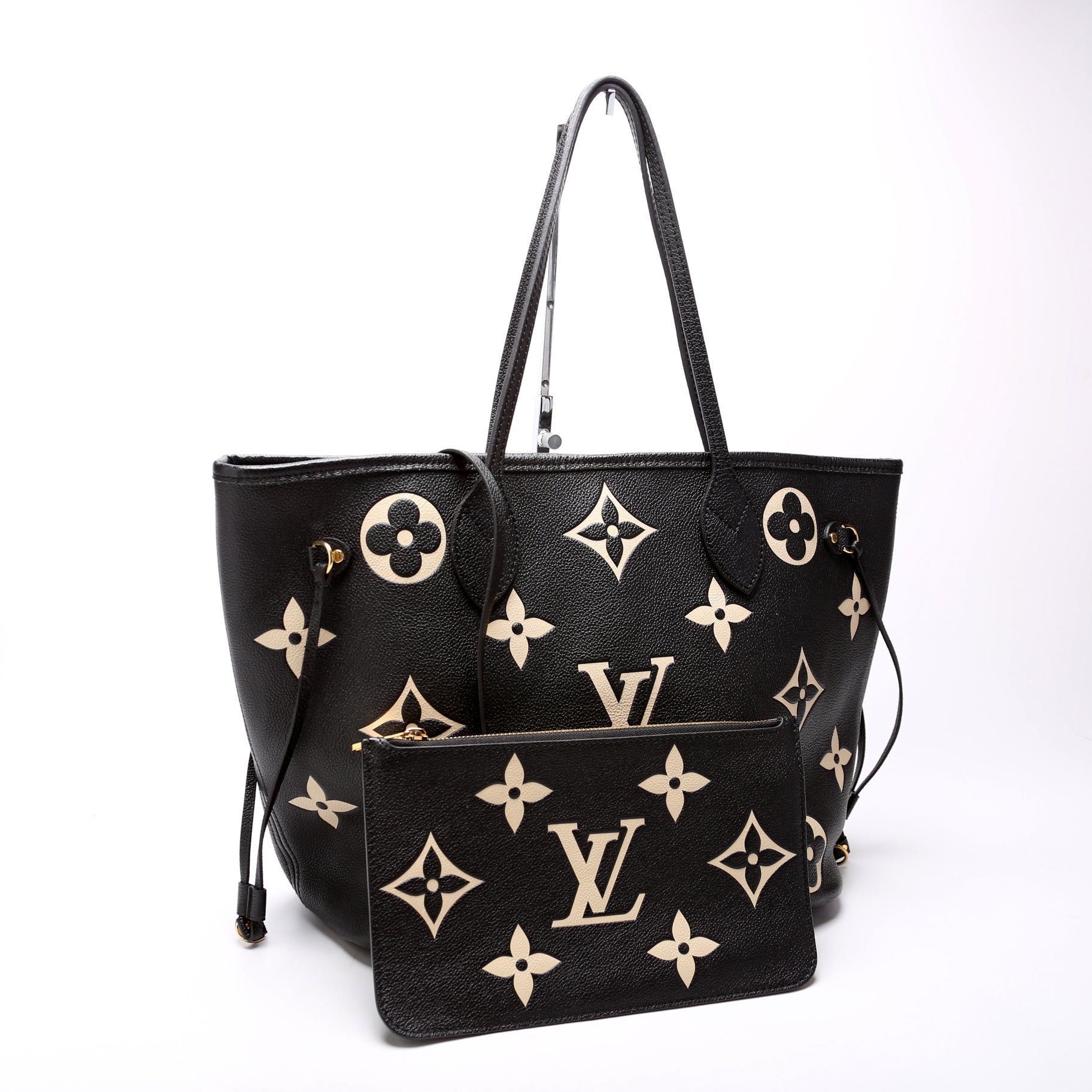 Louis Vuitton Neverfull w MM Bicolor Empreinte Wallet Case Empreinte 2