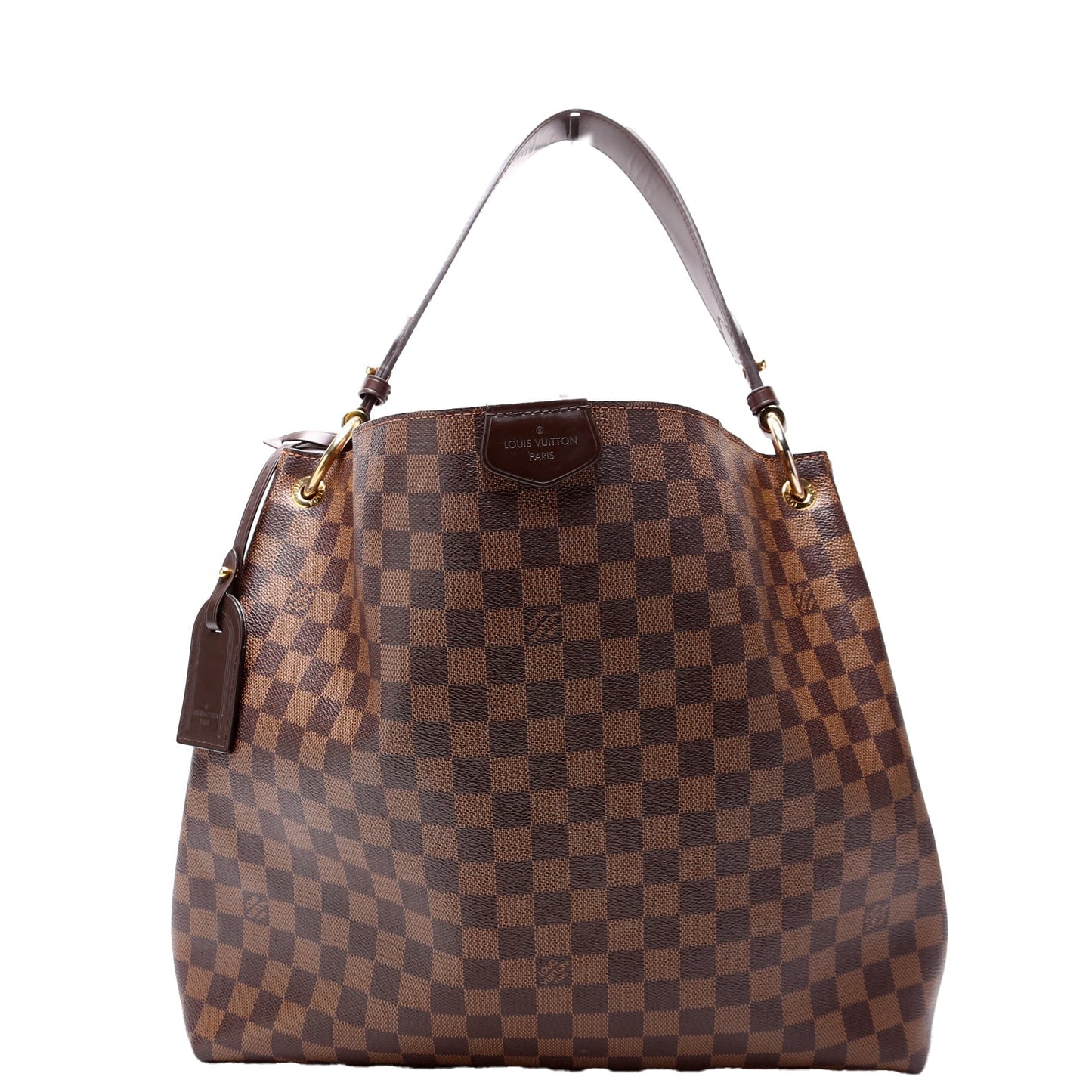 Louis Vuitton Graceful MM Ebene Damier Red Handbag