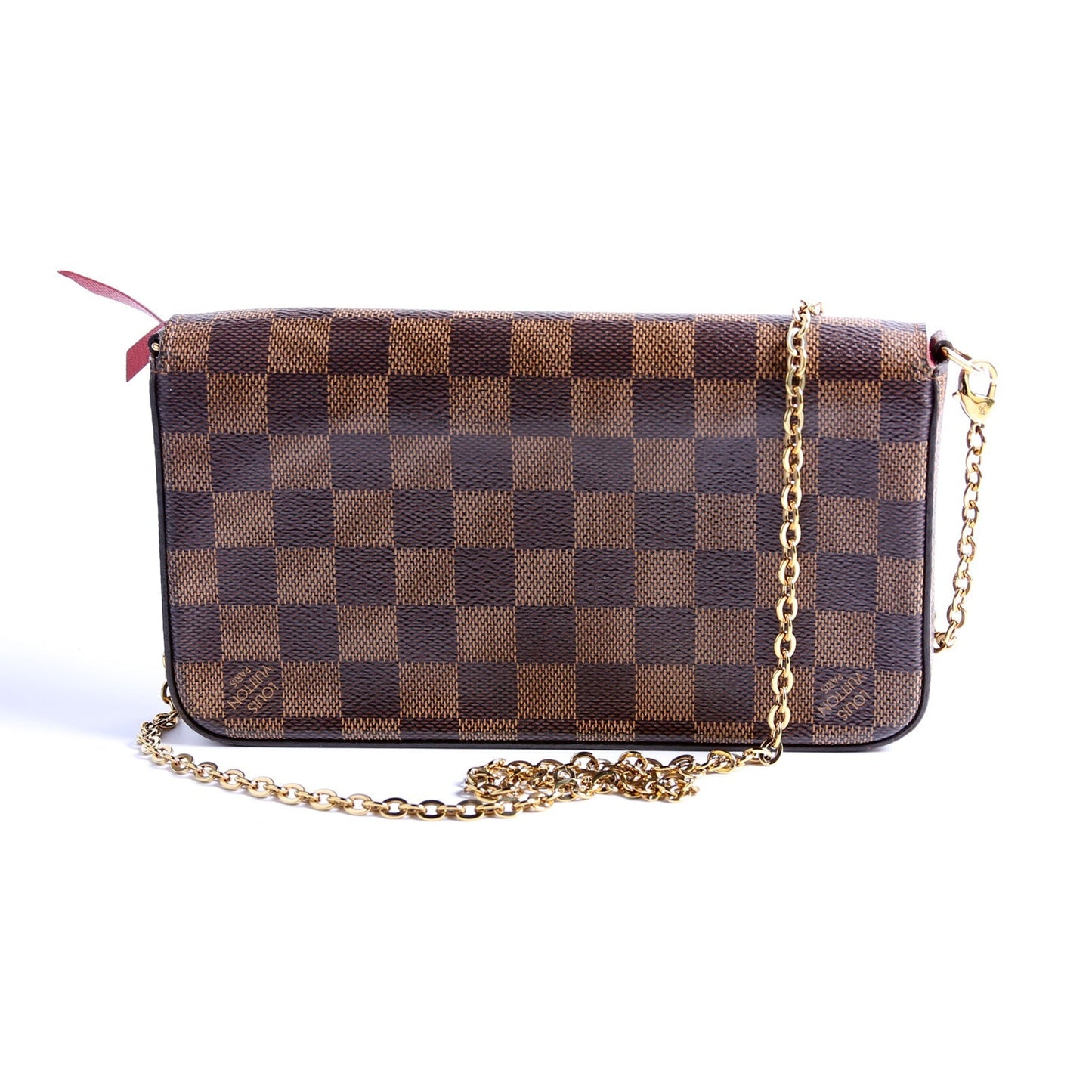 Louis Vuitton Pochette Felicie Ebene Damier Clutch Bag Ebene 3