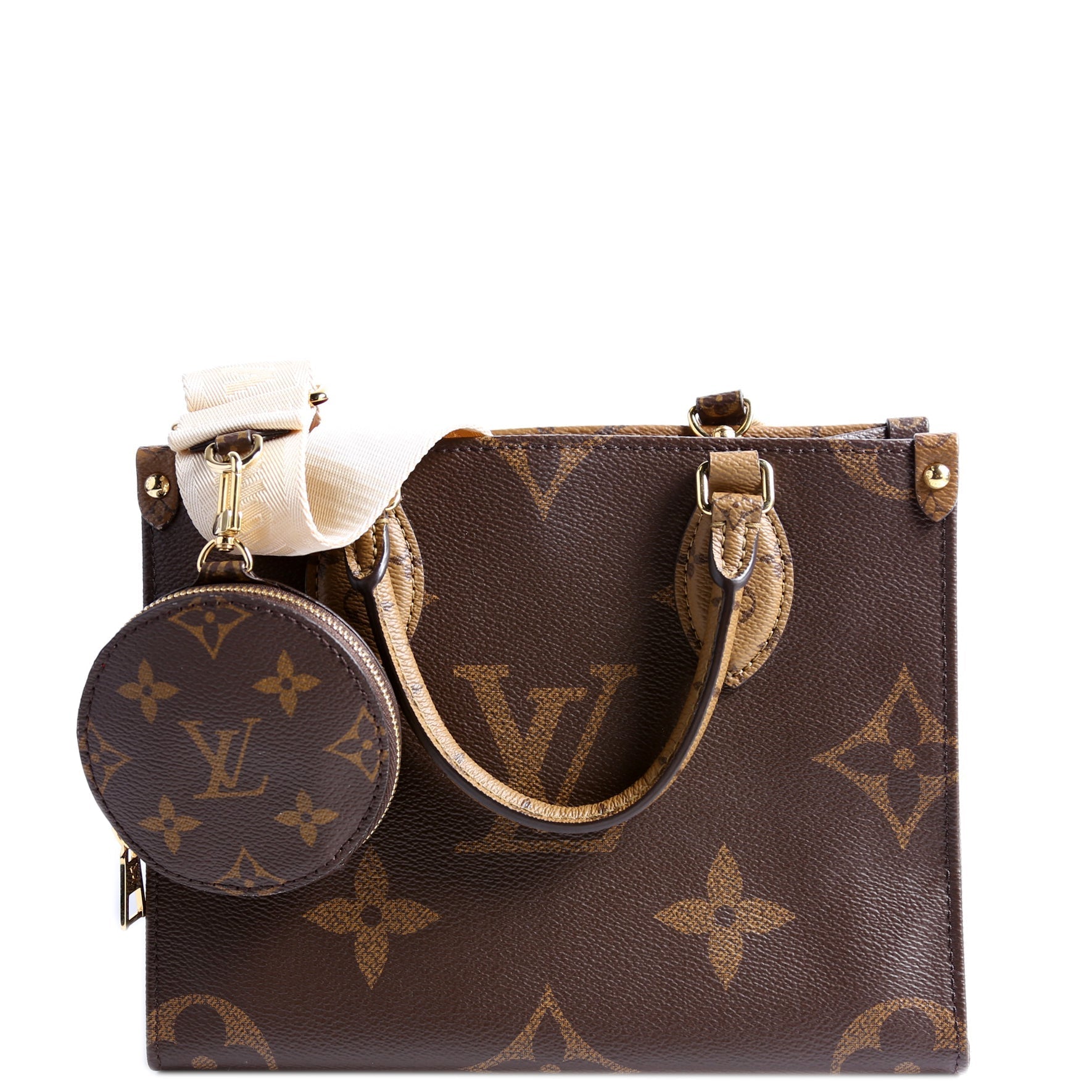 Louis Vuitton ONTHEGO PM Reverse Monogram Handbag