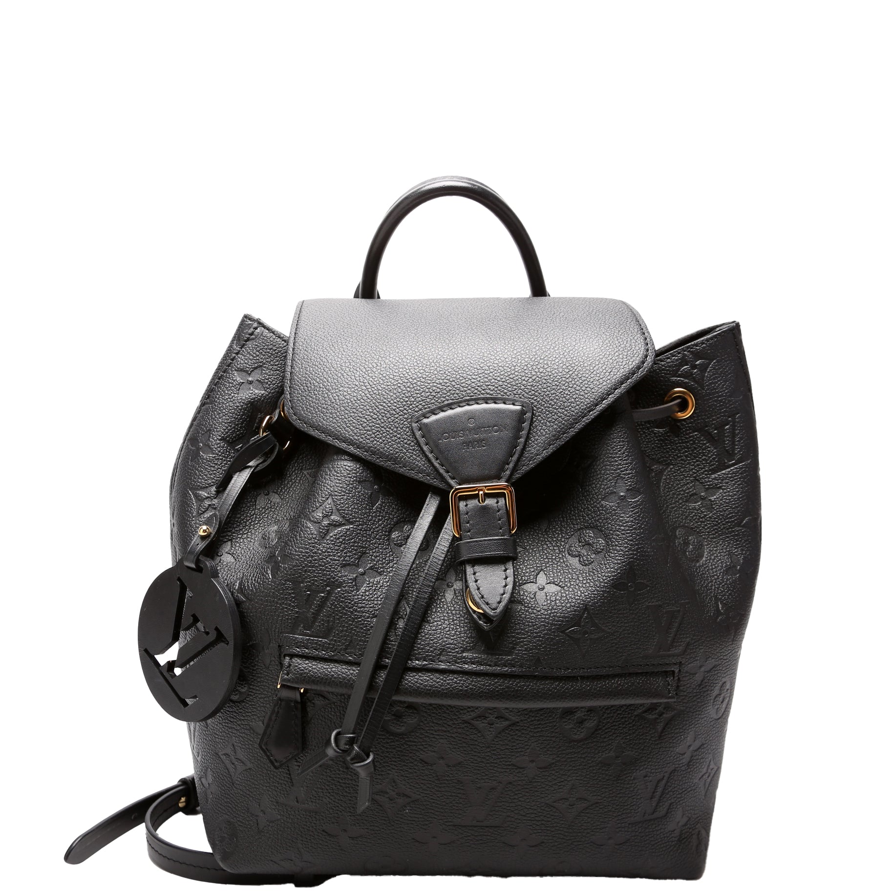 Louis Vuitton Montsouris PM NM Empreinte Black Handbag Black 1