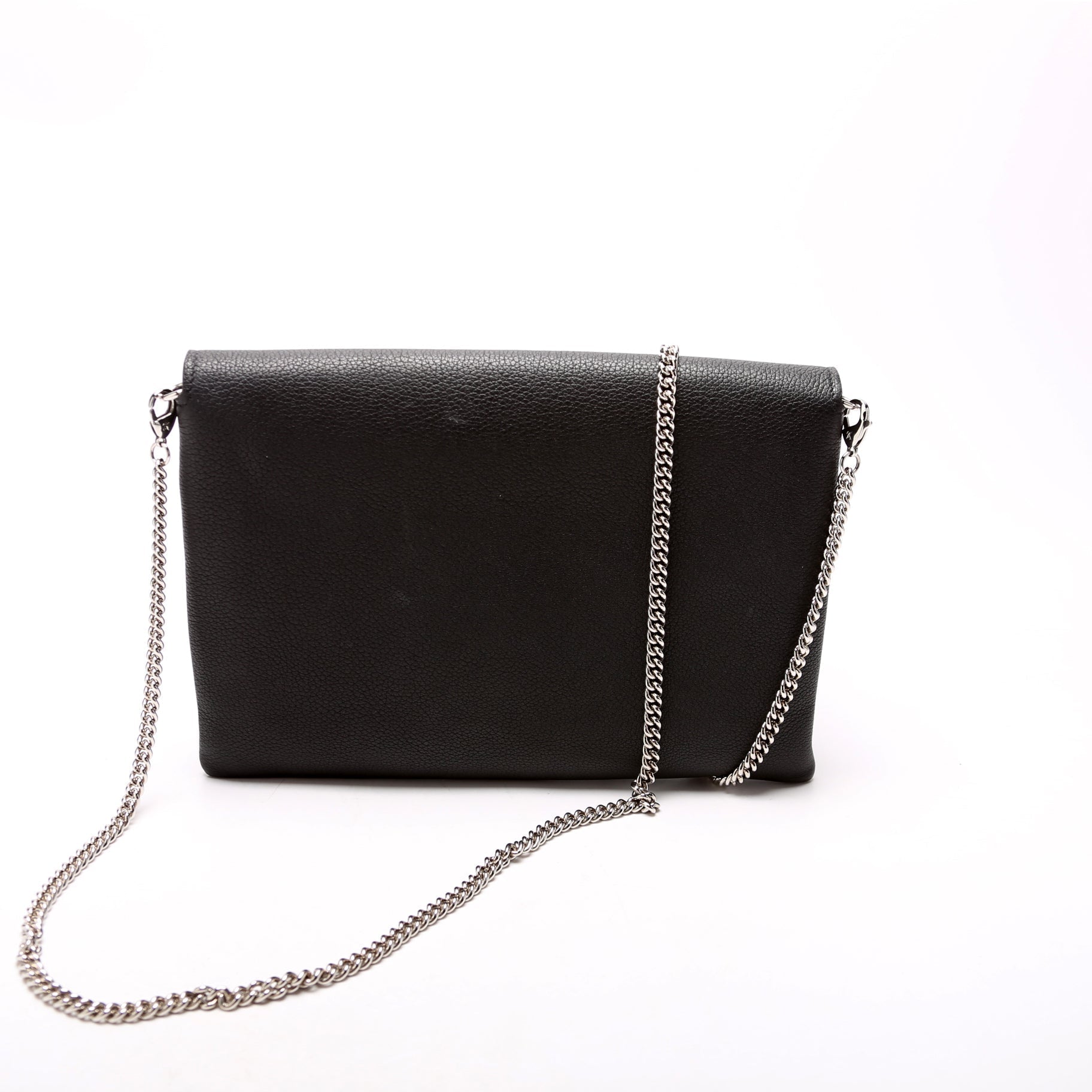 Louis Vuitton Mylockme Pochette Black Clutch Bag